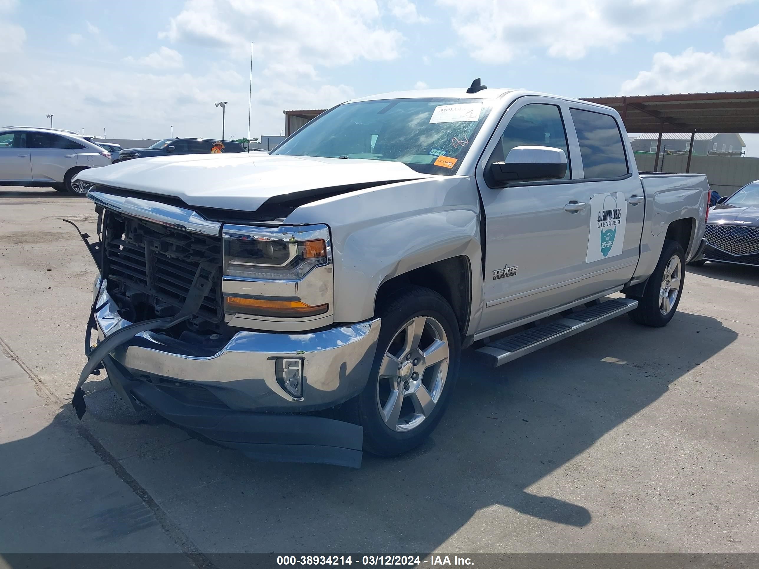 2017 Chevrolet Silverado 1500 1Lt vin: 3GCPCREC0HG396497