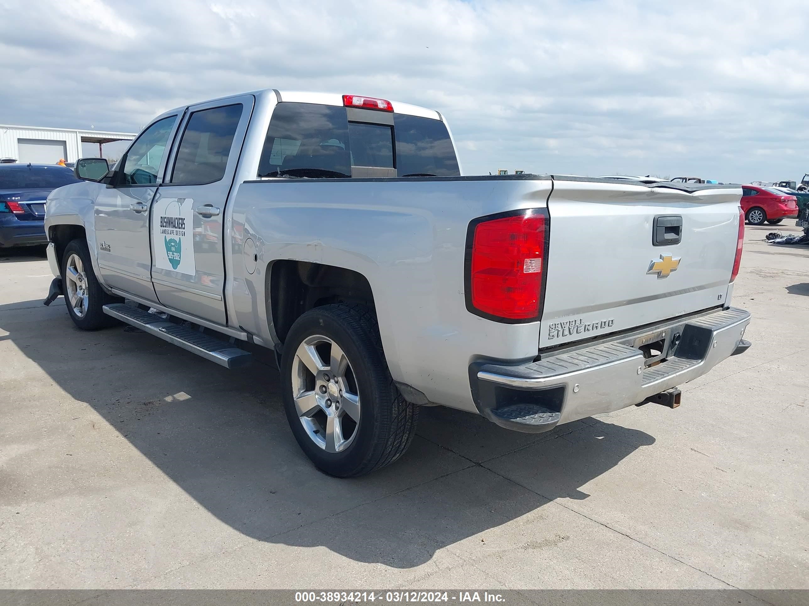 2017 Chevrolet Silverado 1500 1Lt vin: 3GCPCREC0HG396497