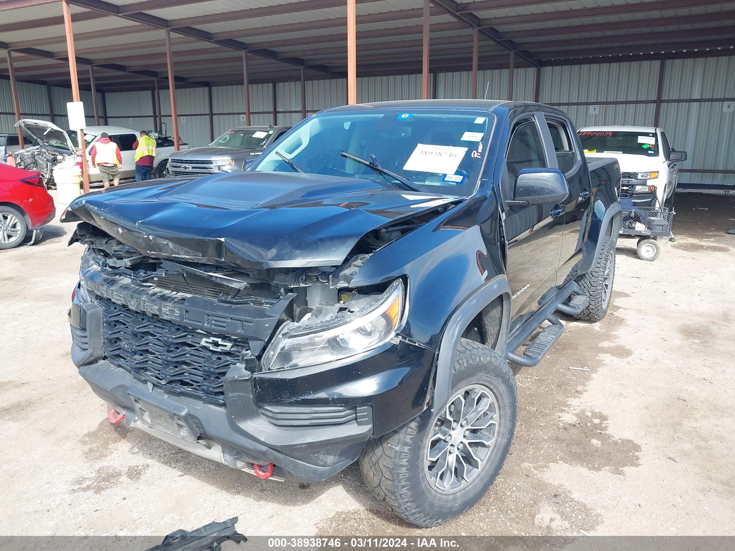 2021 Chevrolet Colorado 4Wd Short Box Zr2 vin: 1GCGTEEN1M1229293