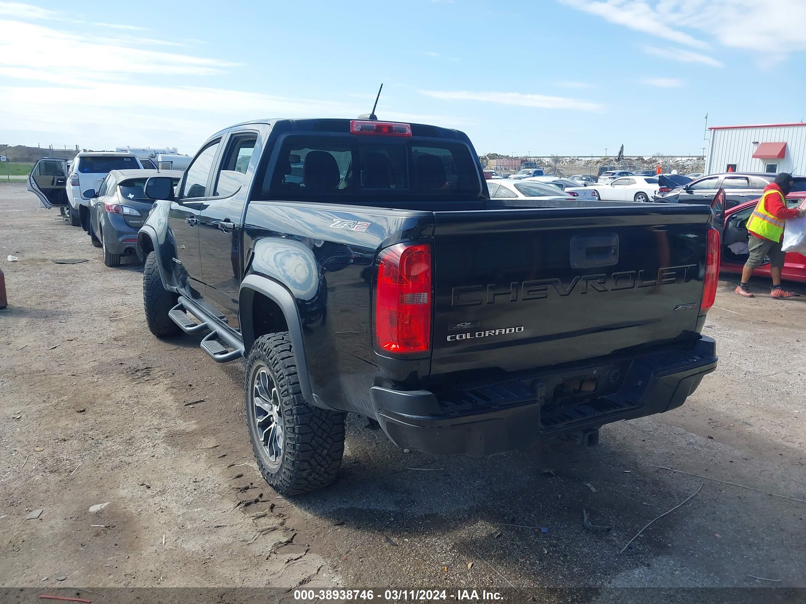 2021 Chevrolet Colorado 4Wd Short Box Zr2 vin: 1GCGTEEN1M1229293