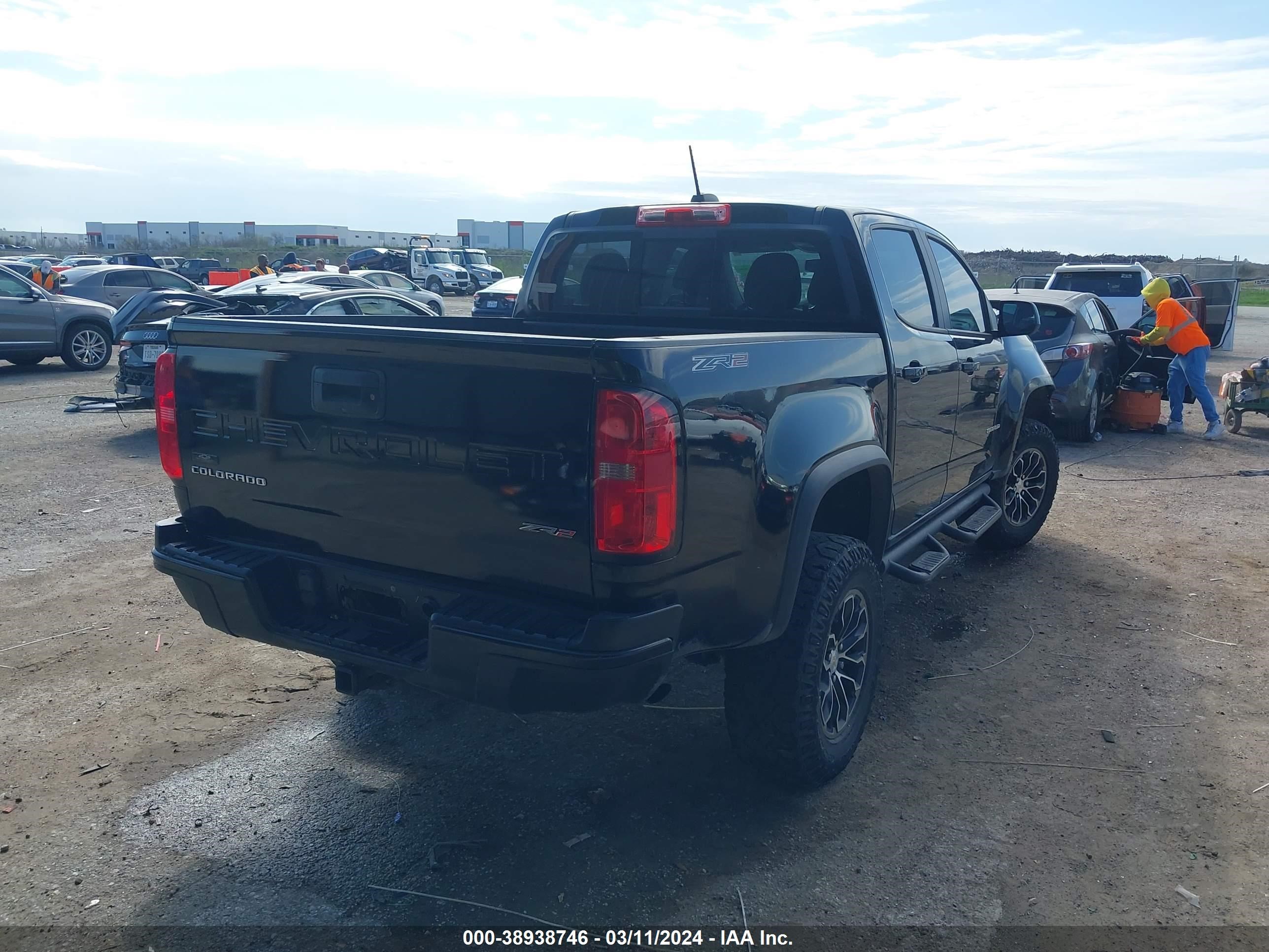 2021 Chevrolet Colorado 4Wd Short Box Zr2 vin: 1GCGTEEN1M1229293