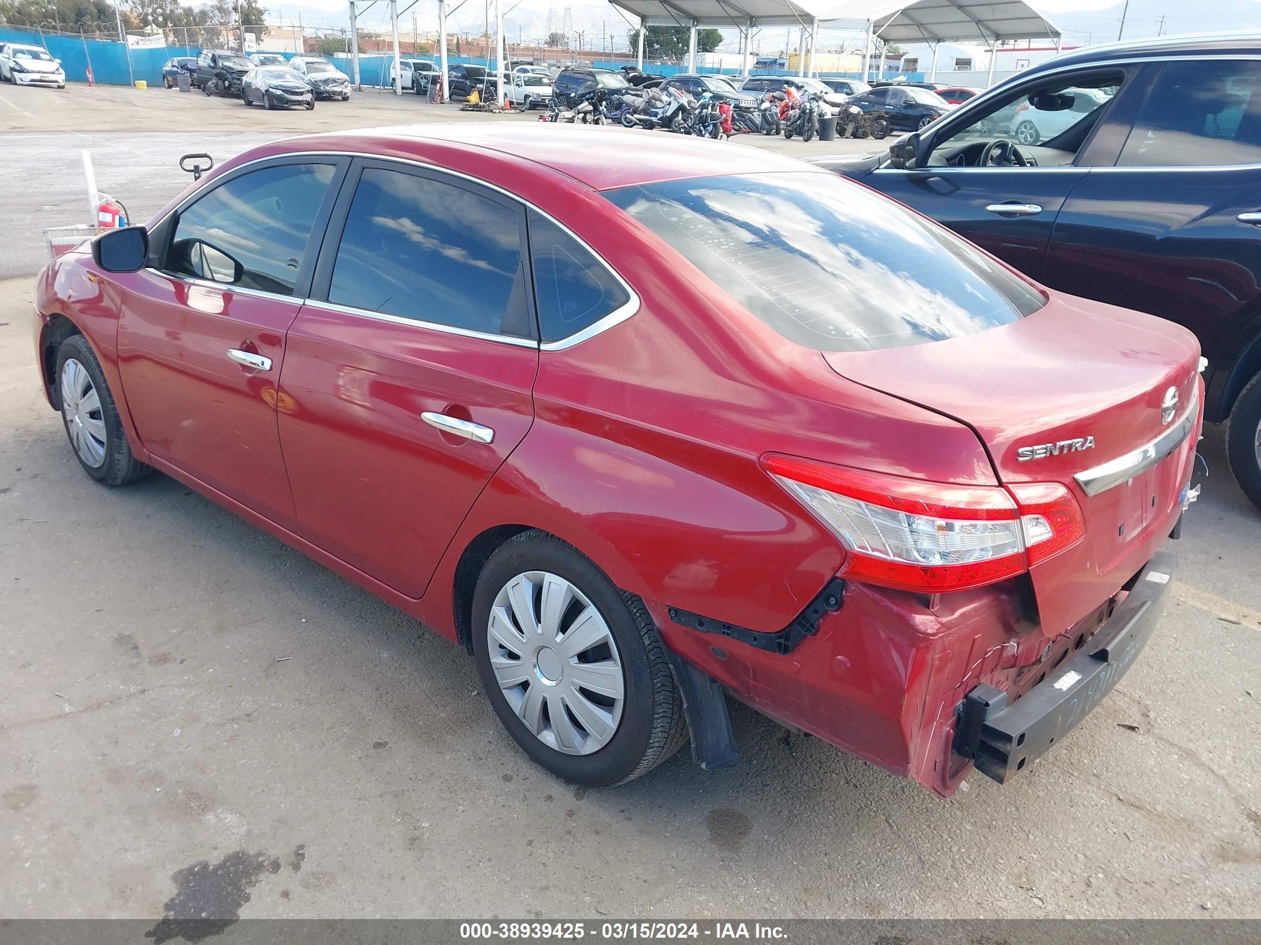 2013 Nissan Sentra Sv vin: 3N1AB7AP6DL732325