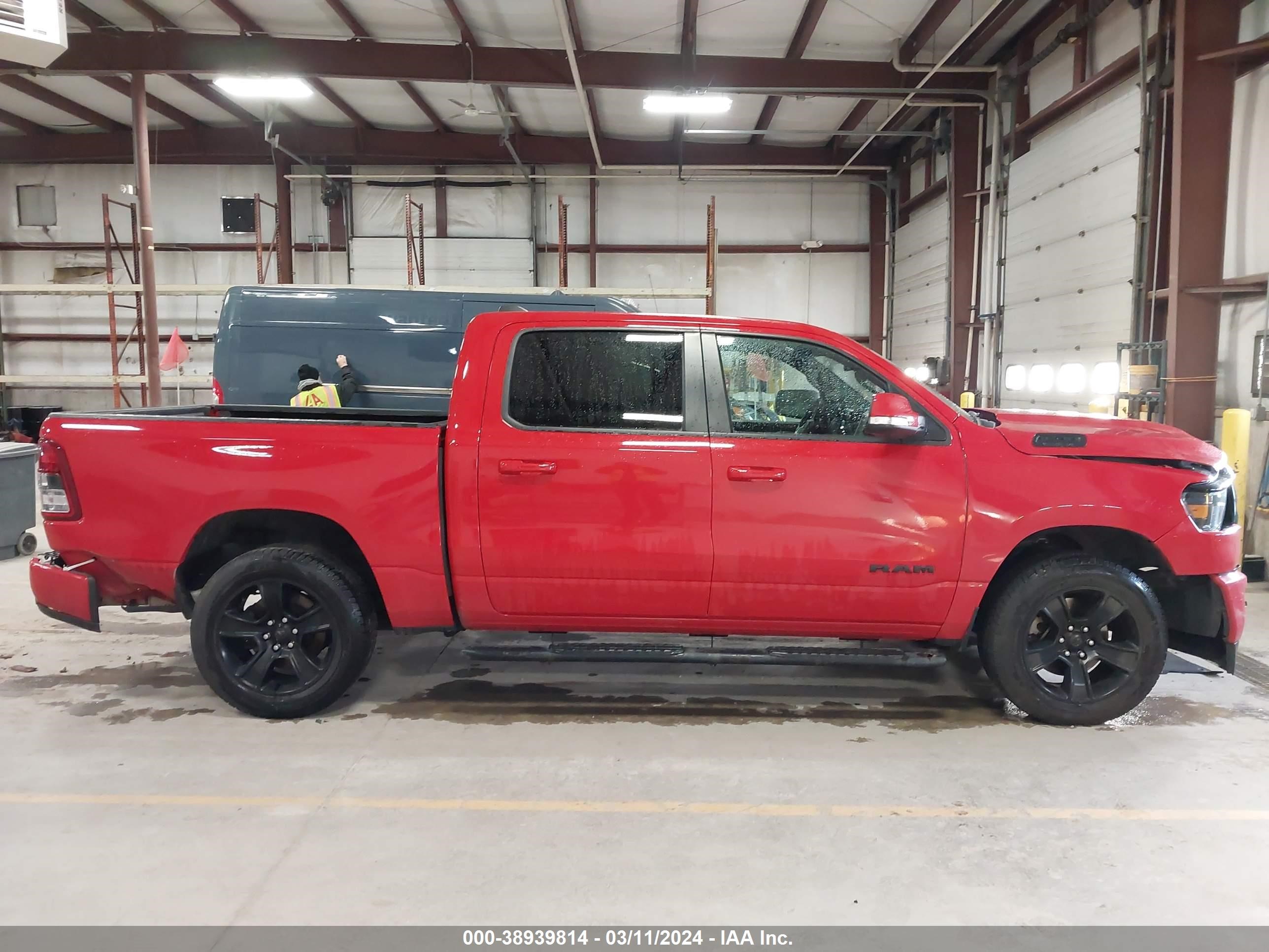 2020 Ram 1500 Big Horn 4X4 5'7 Box vin: 1C6SRFFT1LN154394