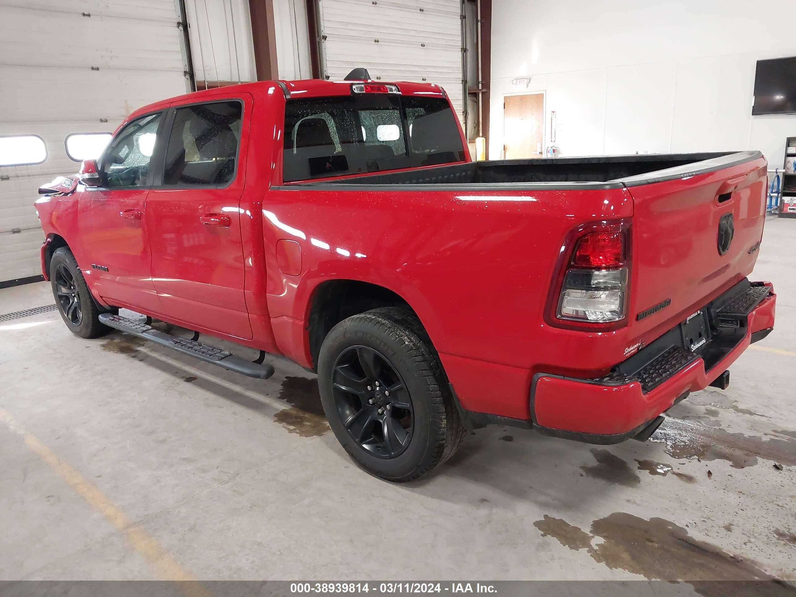 2020 Ram 1500 Big Horn 4X4 5'7 Box vin: 1C6SRFFT1LN154394