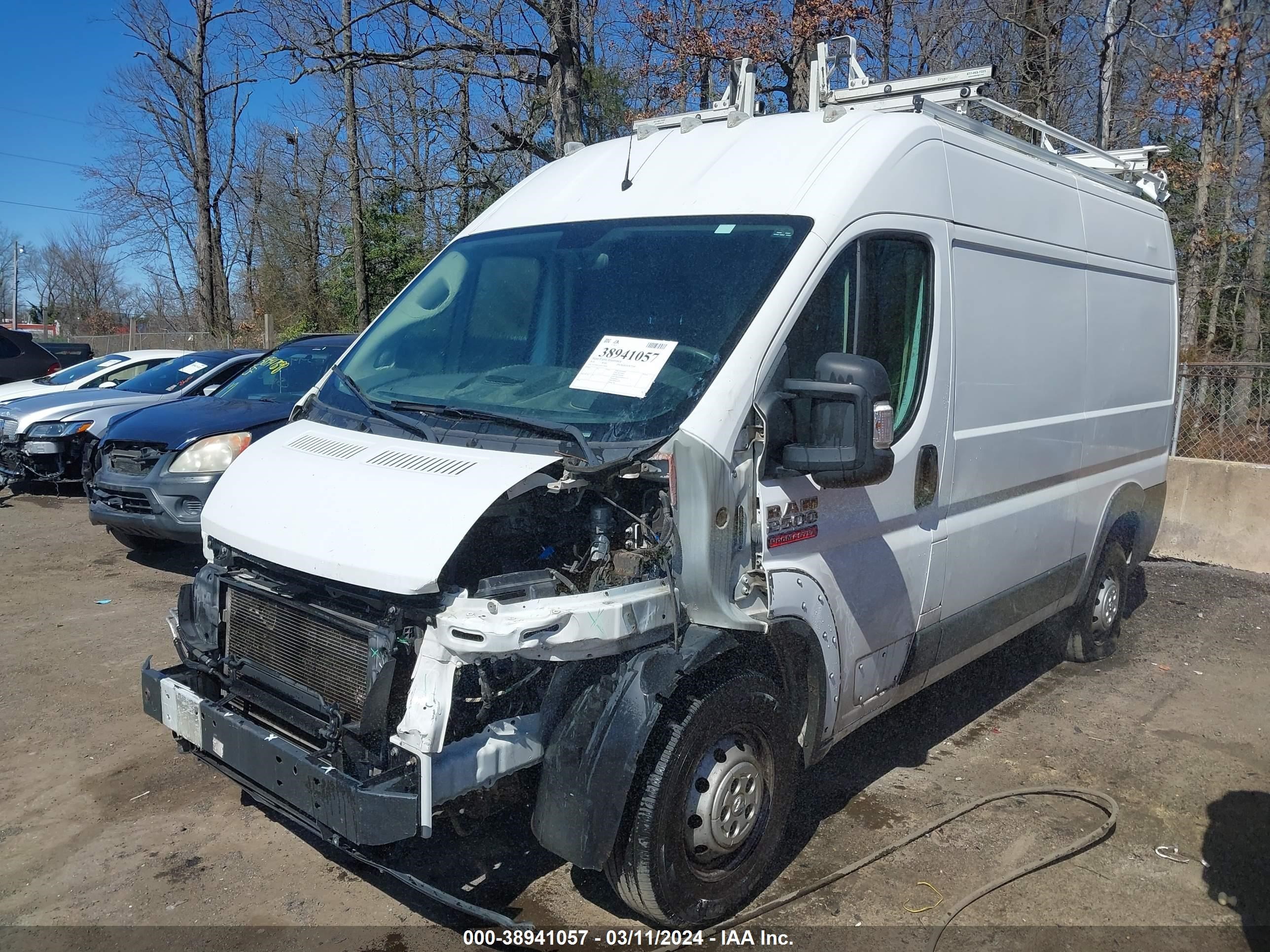 2018 Ram Promaster 2500 High Roof 136 Wb vin: 3C6TRVCG0JE139344