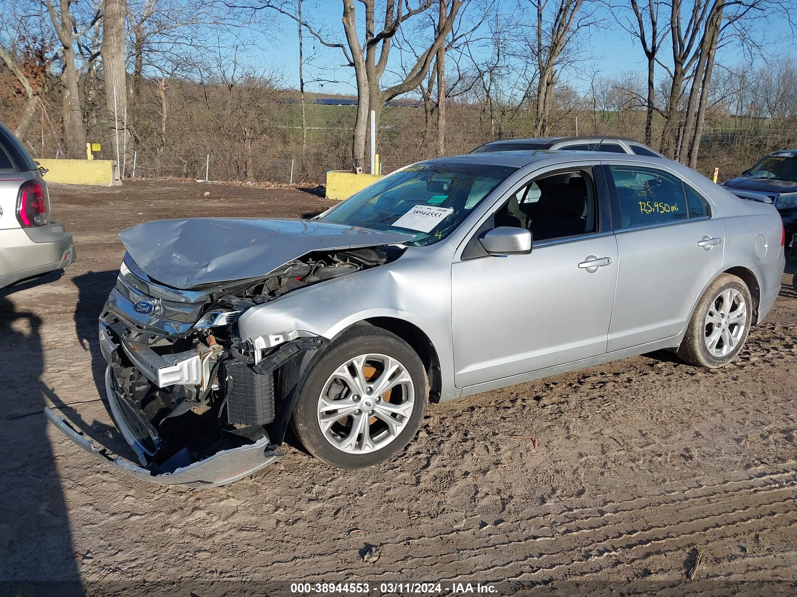 2012 Ford Fusion Se vin: 3FAHP0HA1CR229907