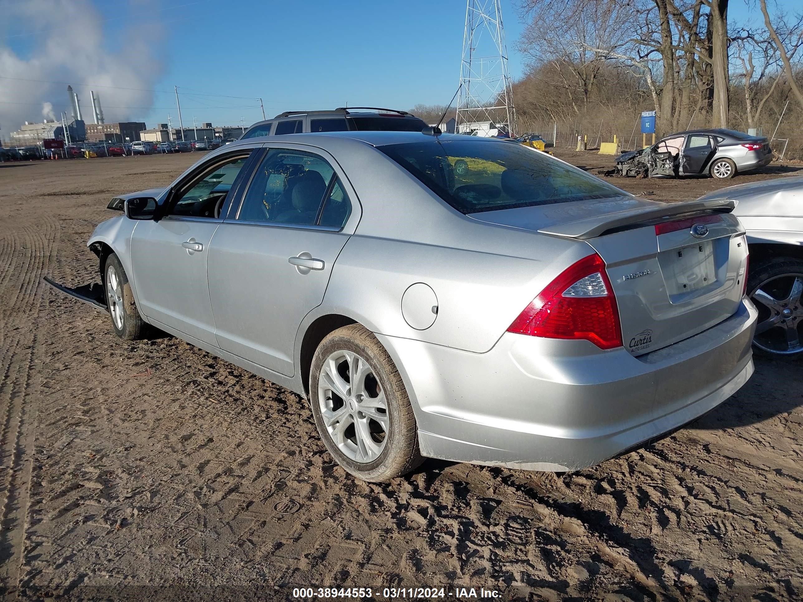 2012 Ford Fusion Se vin: 3FAHP0HA1CR229907