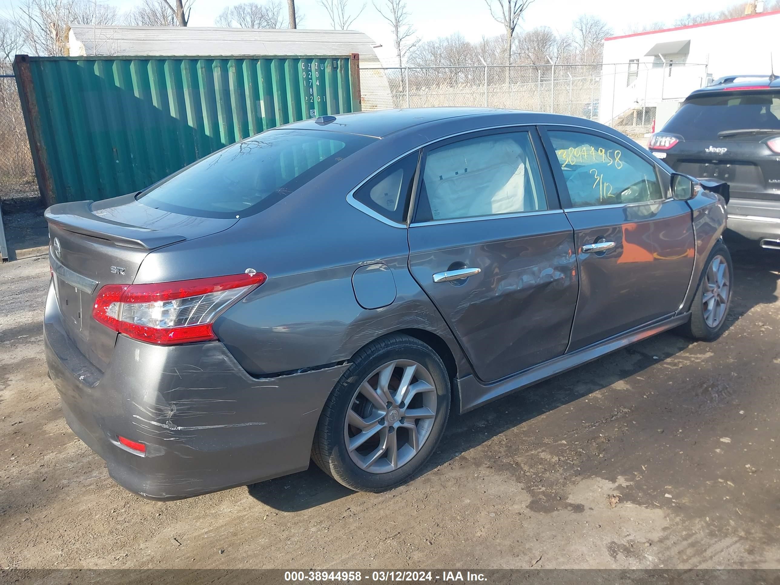 2015 Nissan Sentra Sr vin: 3N1AB7AP0FY311612