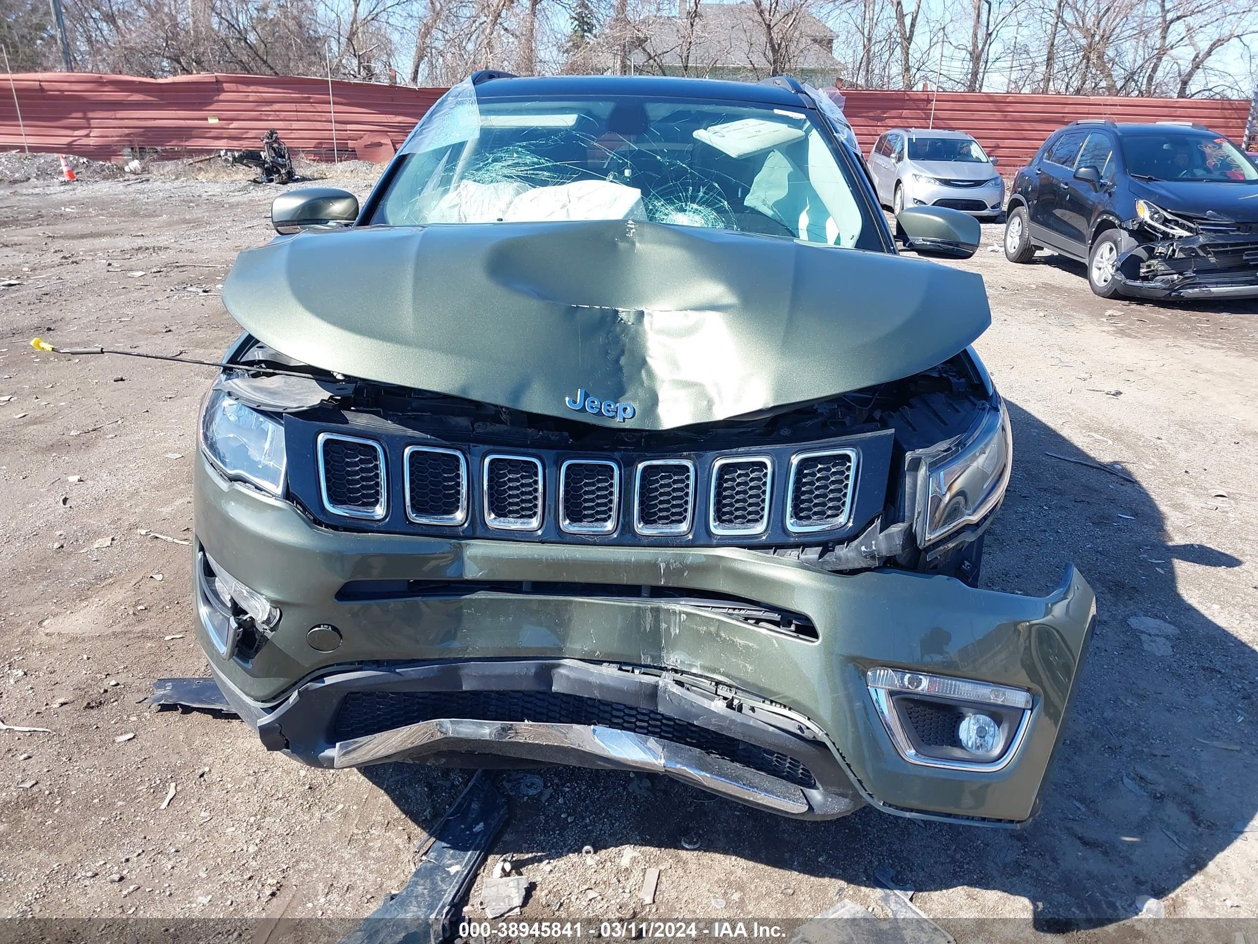 2020 Jeep Compass Limited 4X4 vin: 3C4NJDCB7LT118335