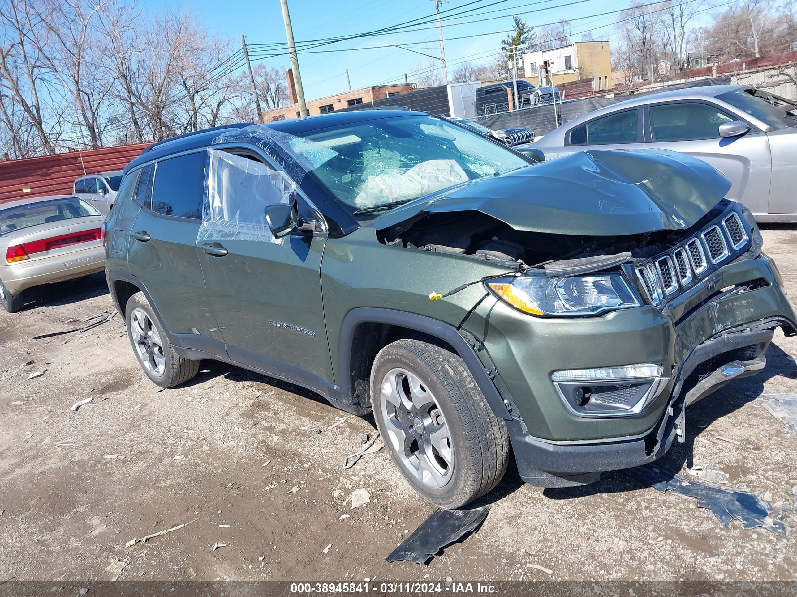 2020 Jeep Compass Limited 4X4 vin: 3C4NJDCB7LT118335