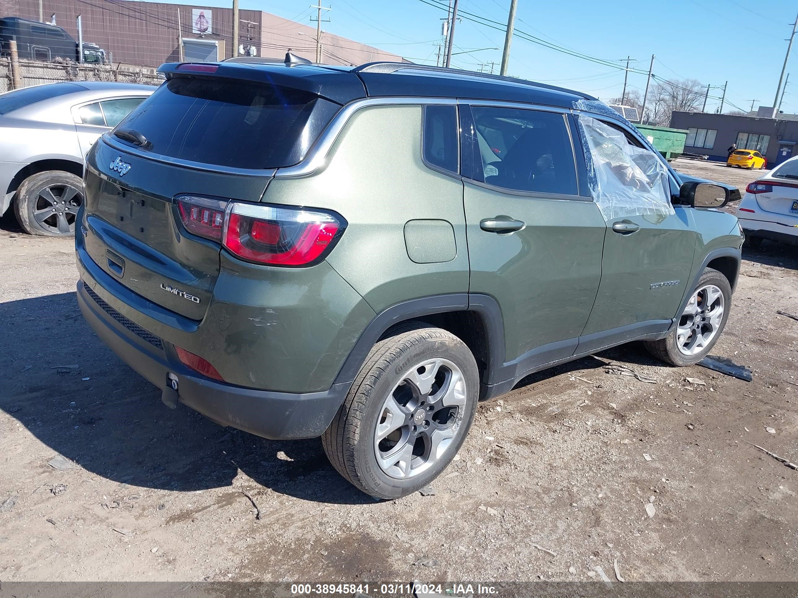 2020 Jeep Compass Limited 4X4 vin: 3C4NJDCB7LT118335