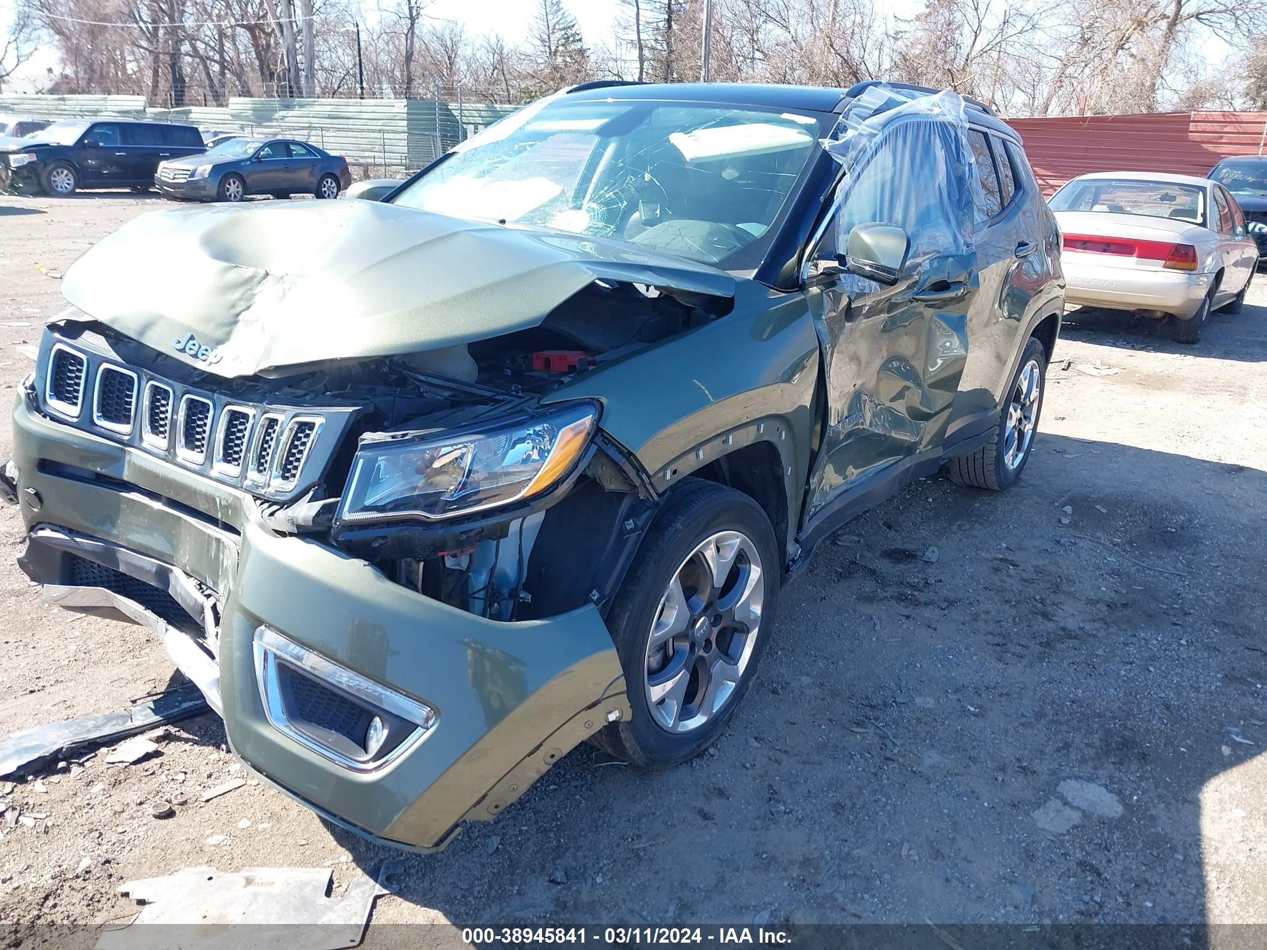 2020 Jeep Compass Limited 4X4 vin: 3C4NJDCB7LT118335