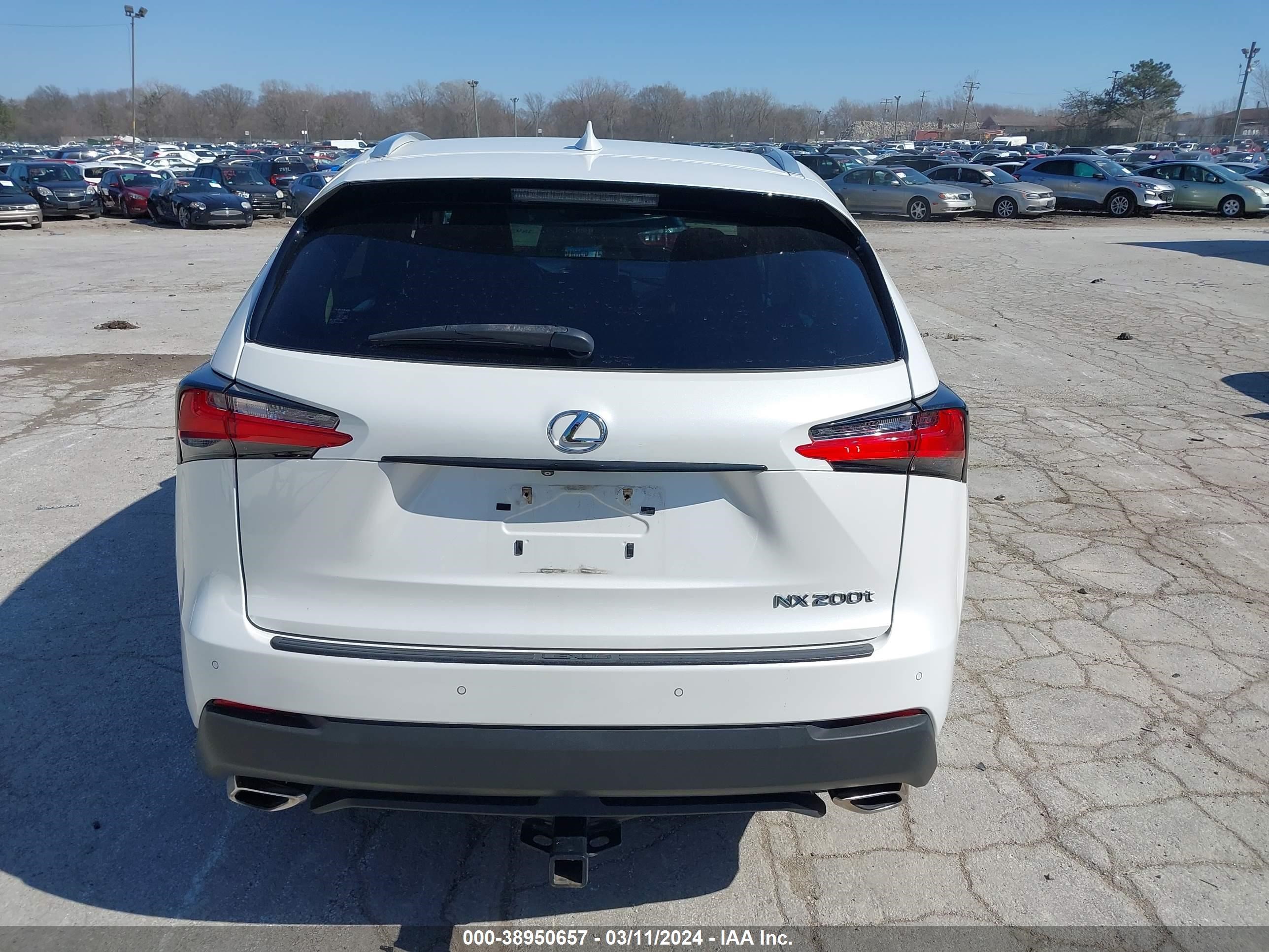 2016 Lexus Nx 200T vin: JTJYARBZ6G2031782