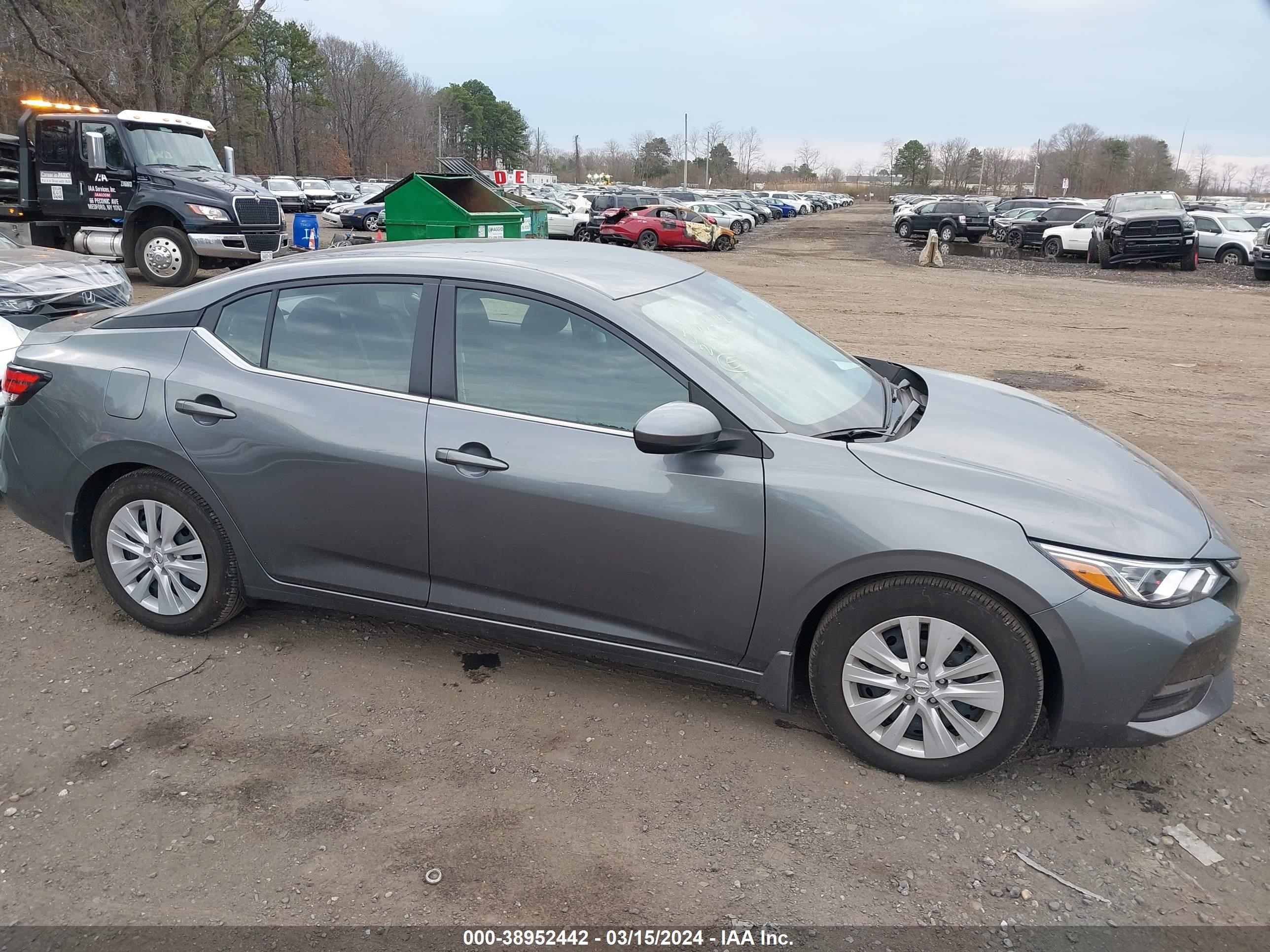 2022 Nissan Sentra S Xtronic Cvt vin: 3N1AB8BV1NY239434