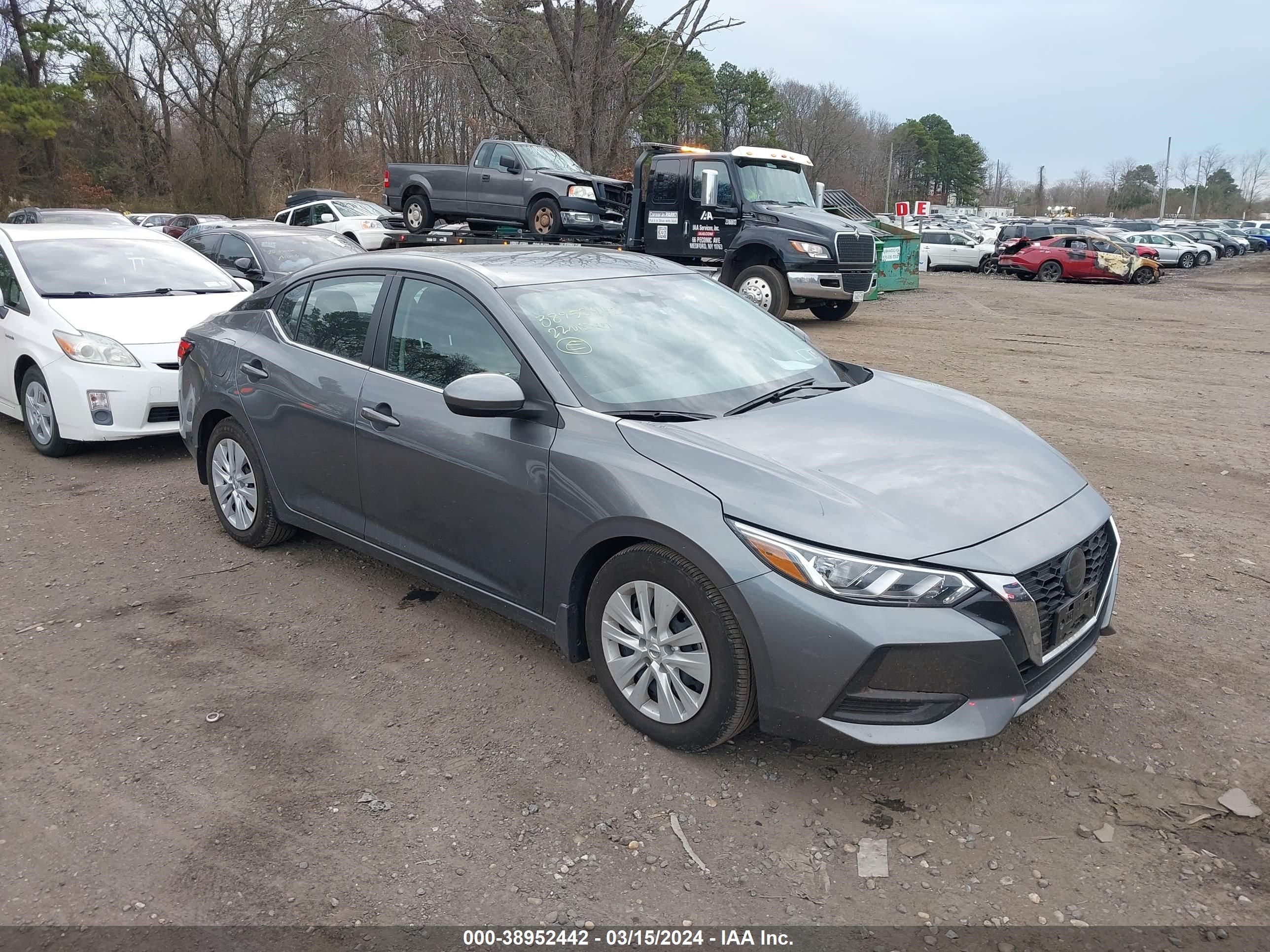 2022 Nissan Sentra S Xtronic Cvt vin: 3N1AB8BV1NY239434