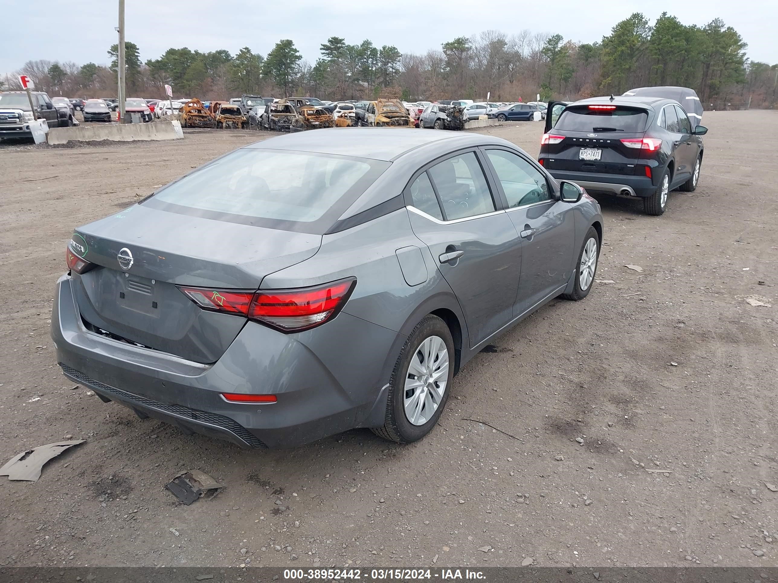 2022 Nissan Sentra S Xtronic Cvt vin: 3N1AB8BV1NY239434