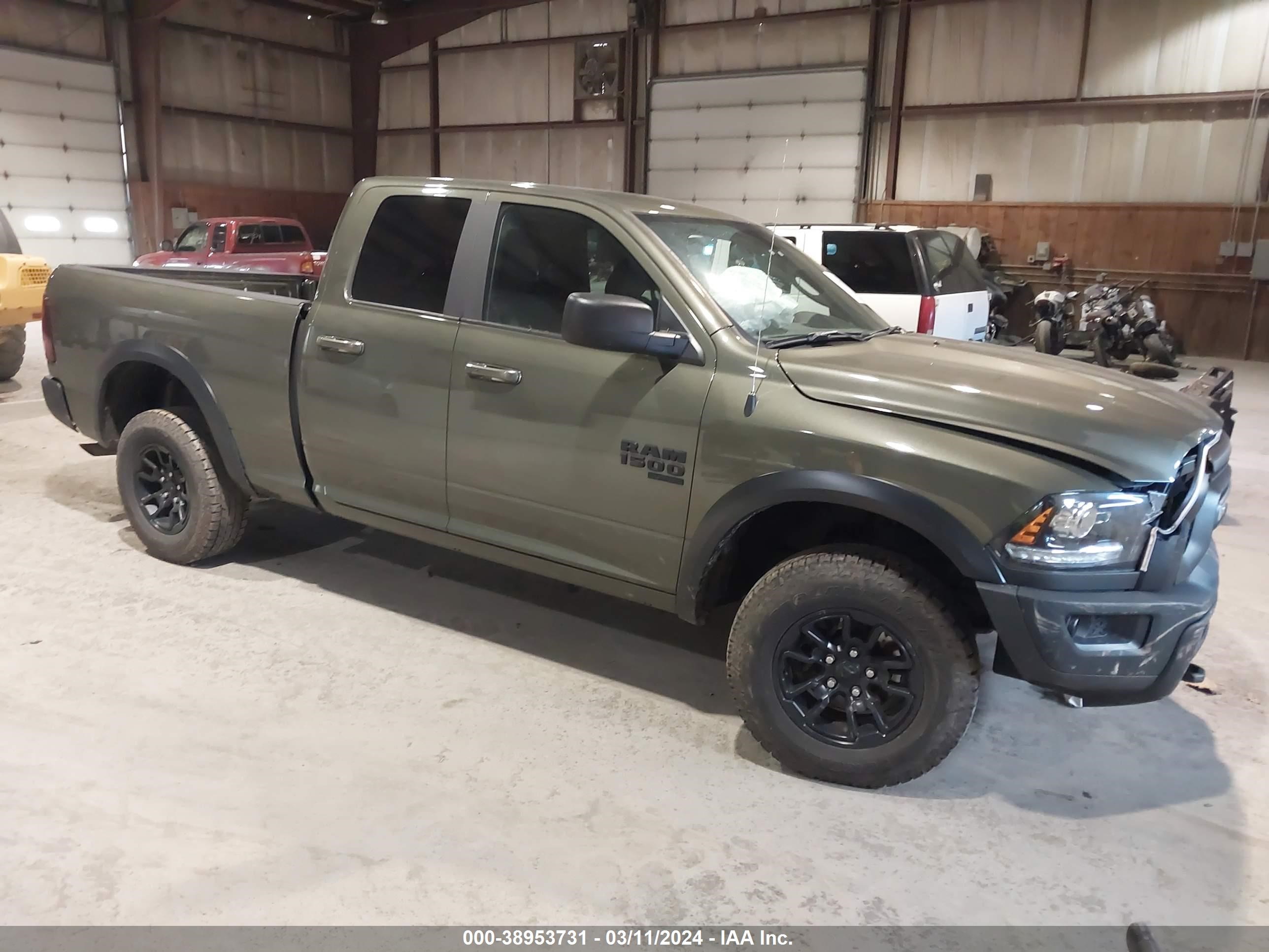 2021 Ram 1500 Classic Warlock Quad Cab 4X4 6'4 Box vin: 1C6RR7GG2MS598215