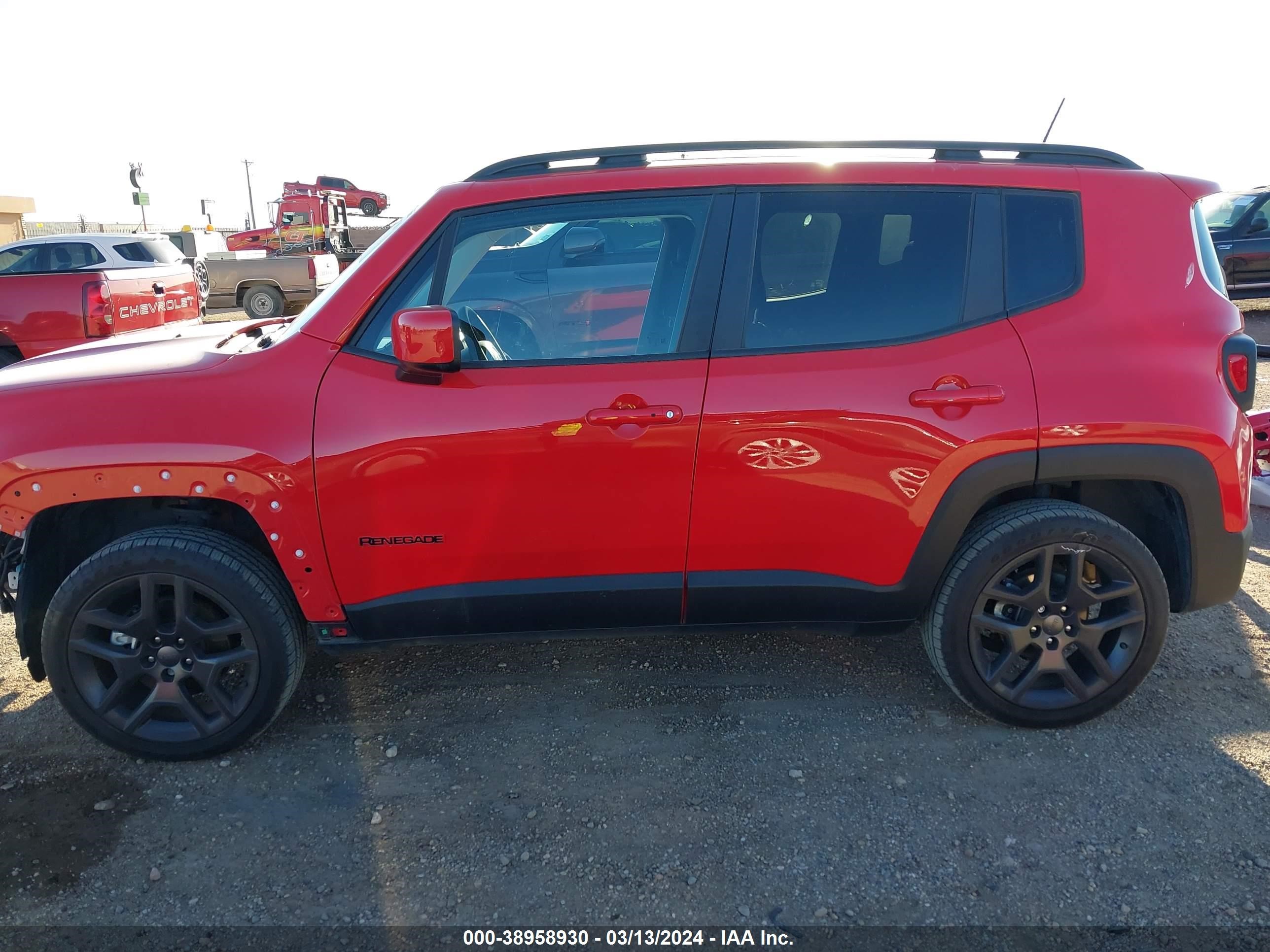 2022 Jeep Renegade (Red) Edition 4X4 vin: ZACNJDB17NPN93936