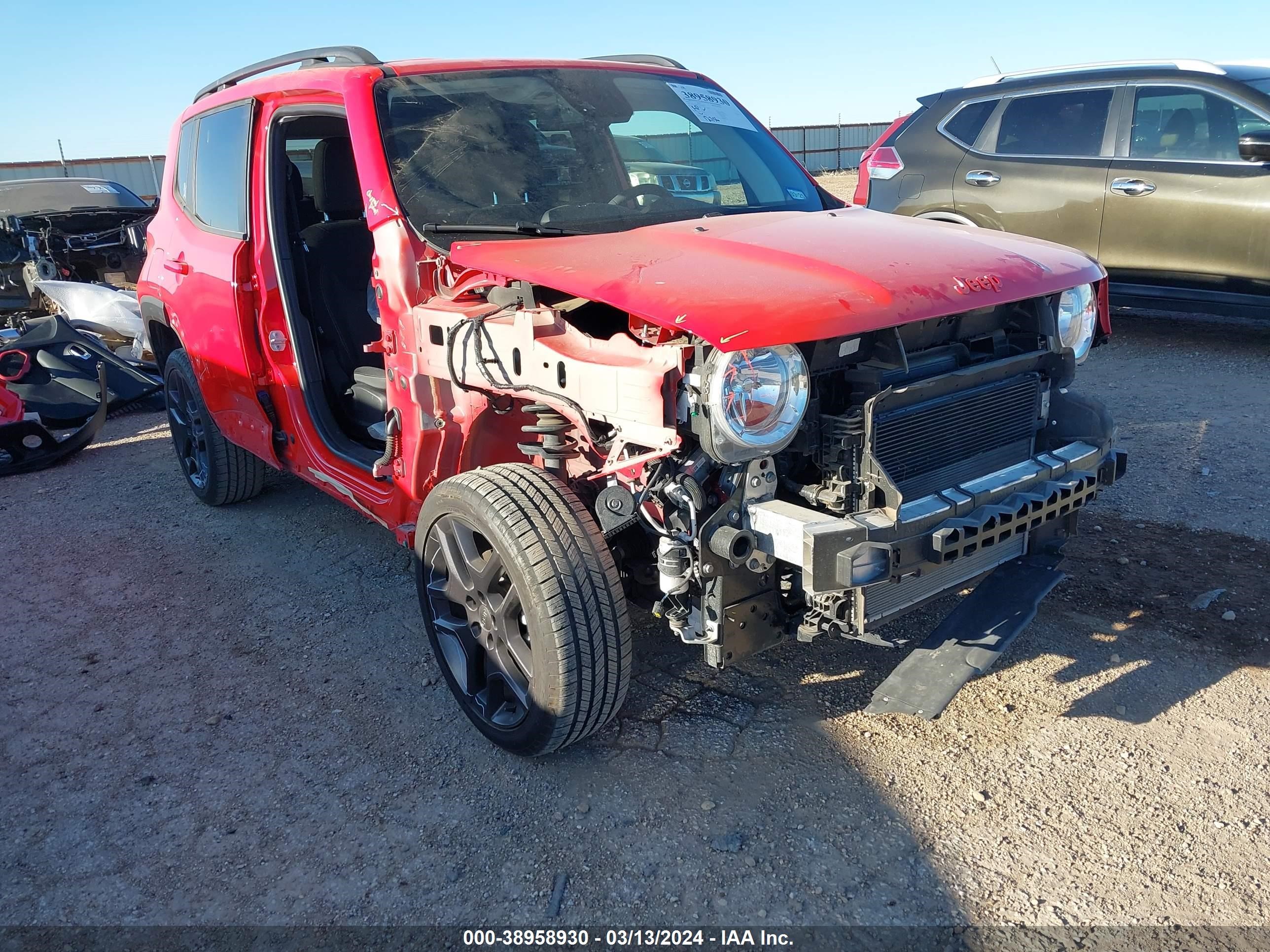 2022 Jeep Renegade (Red) Edition 4X4 vin: ZACNJDB17NPN93936