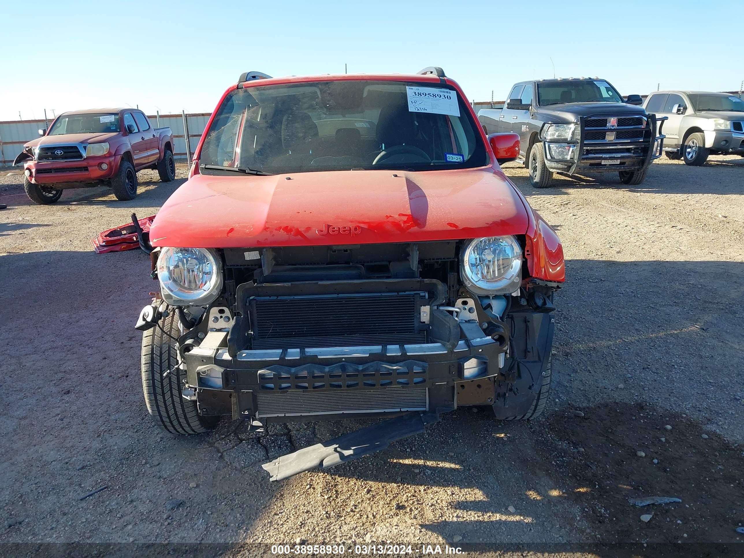 2022 Jeep Renegade (Red) Edition 4X4 vin: ZACNJDB17NPN93936