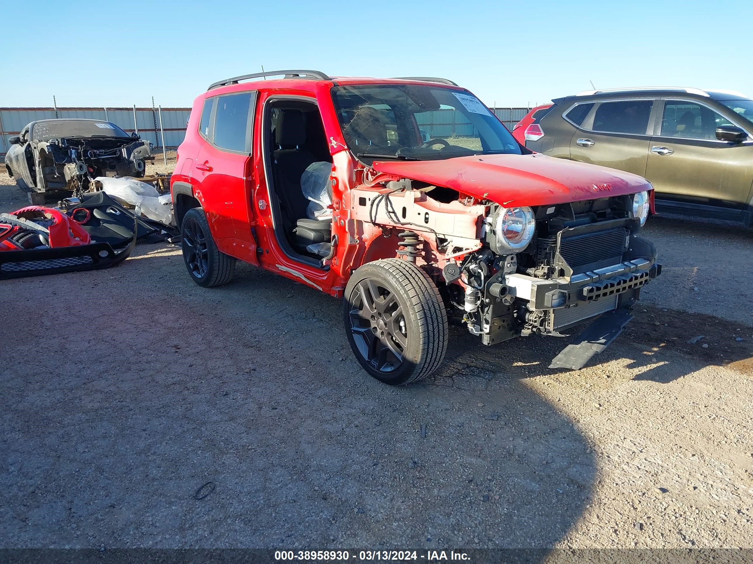 2022 Jeep Renegade (Red) Edition 4X4 vin: ZACNJDB17NPN93936