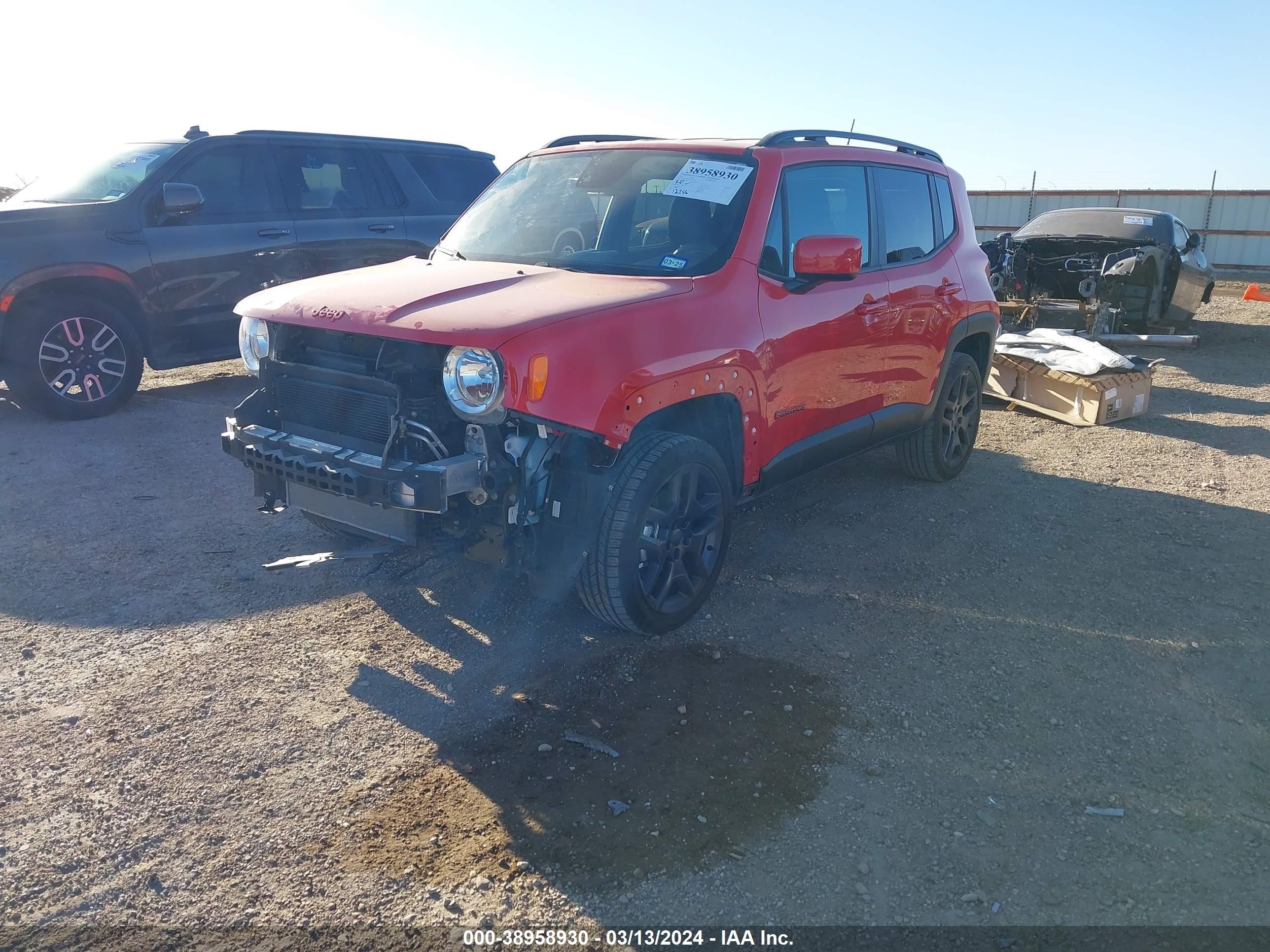 2022 Jeep Renegade (Red) Edition 4X4 vin: ZACNJDB17NPN93936