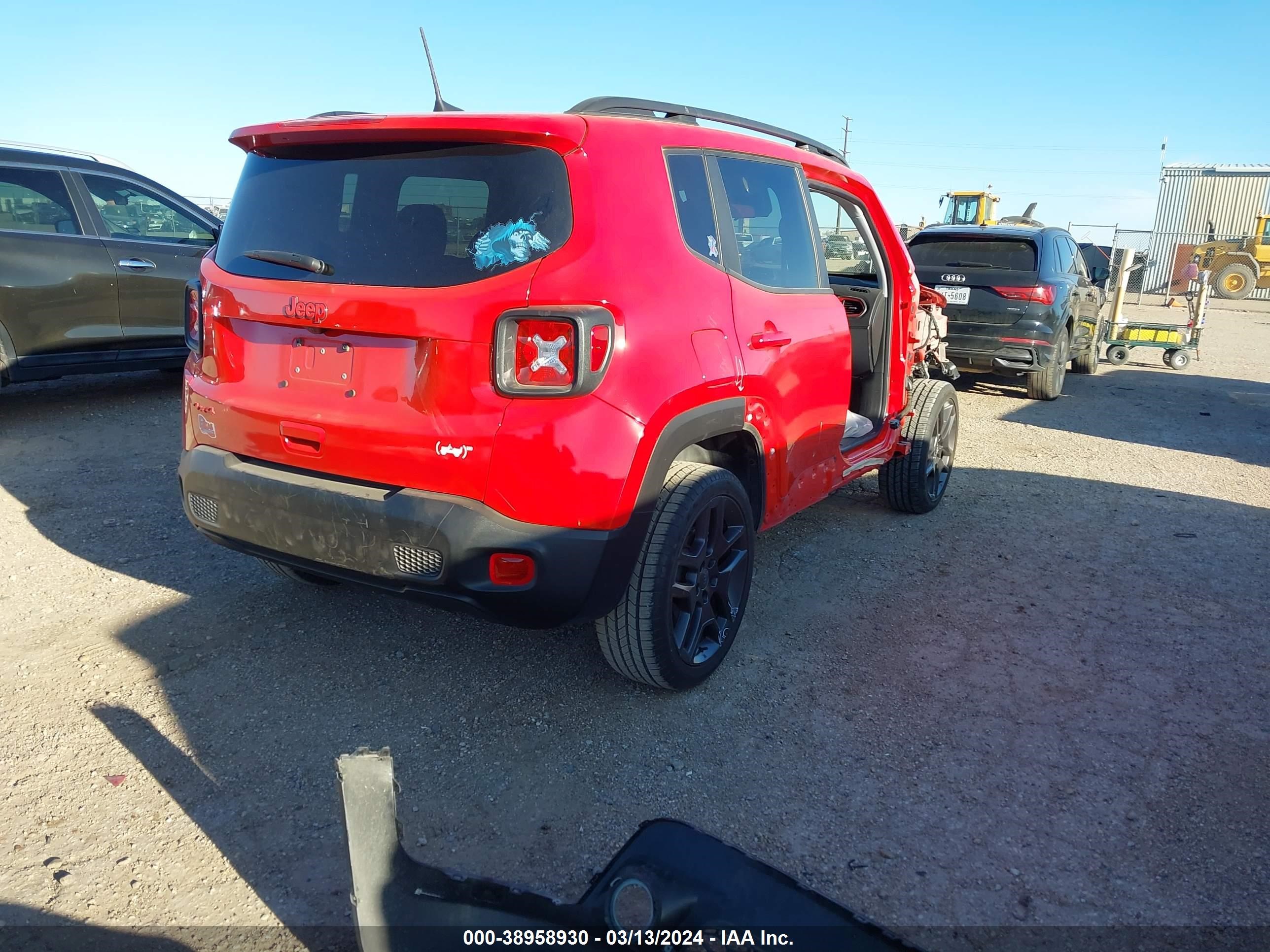 2022 Jeep Renegade (Red) Edition 4X4 vin: ZACNJDB17NPN93936