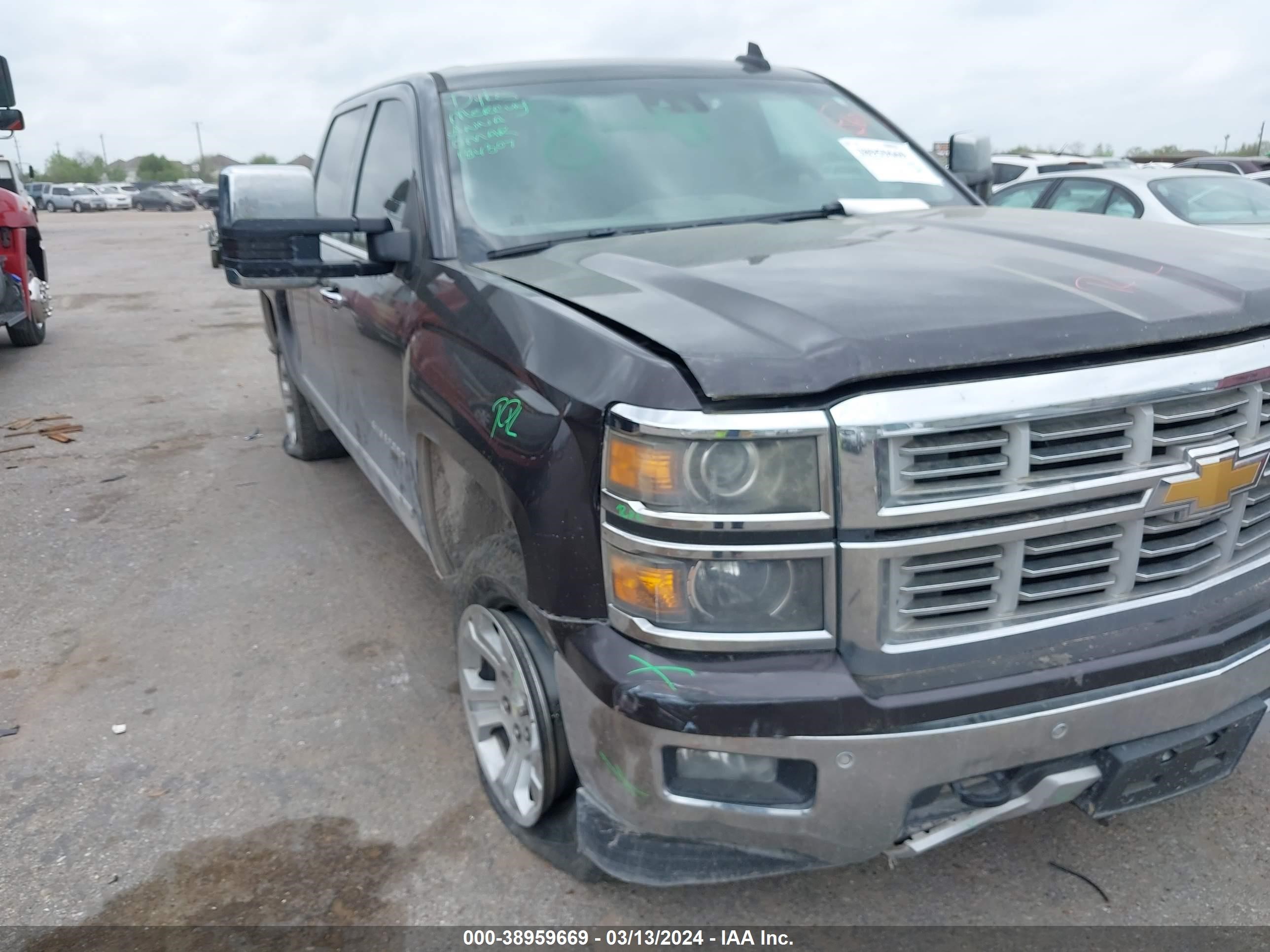 2015 Chevrolet Silverado 1500 2Lz vin: 3GCPCSECXFG482937