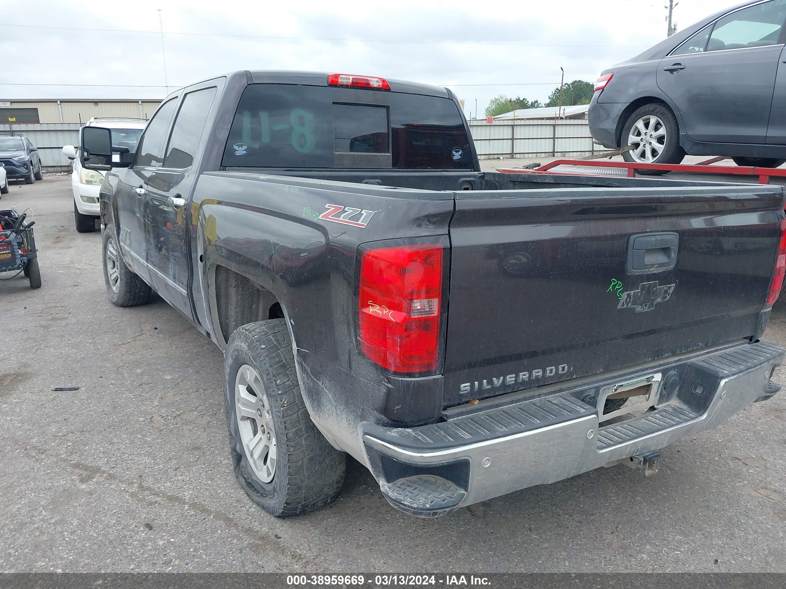 2015 Chevrolet Silverado 1500 2Lz vin: 3GCPCSECXFG482937