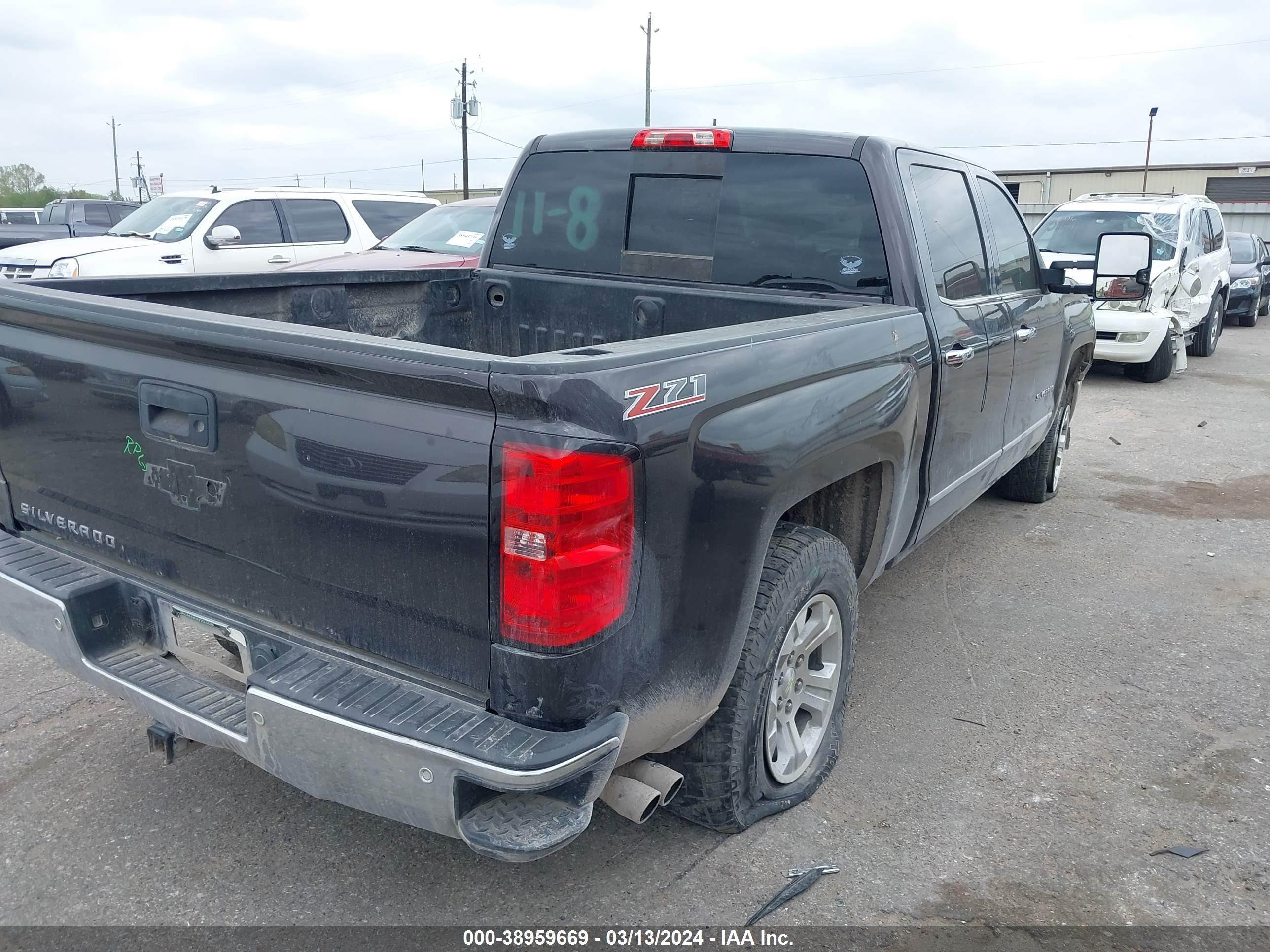 2015 Chevrolet Silverado 1500 2Lz vin: 3GCPCSECXFG482937