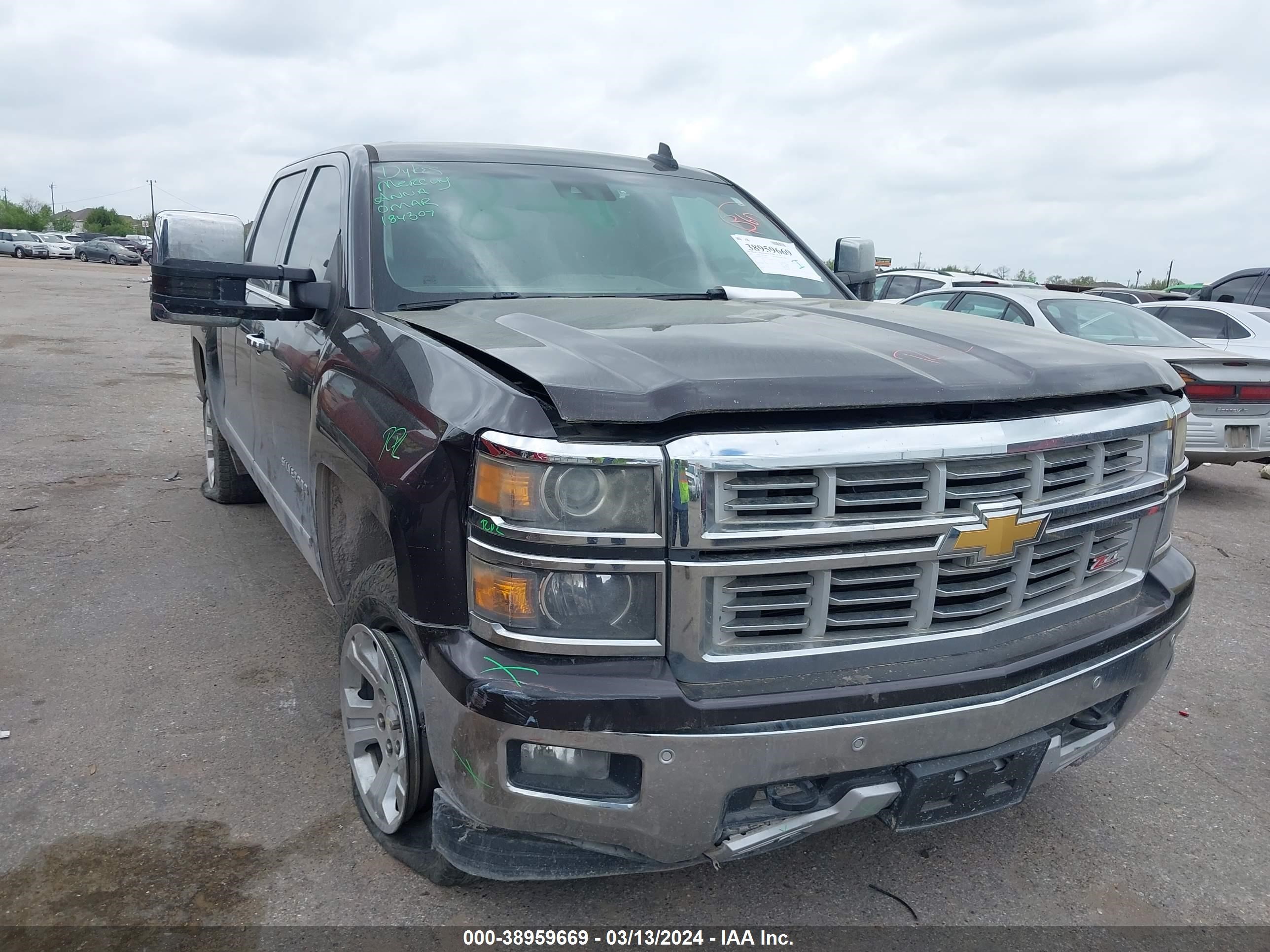 2015 Chevrolet Silverado 1500 2Lz vin: 3GCPCSECXFG482937