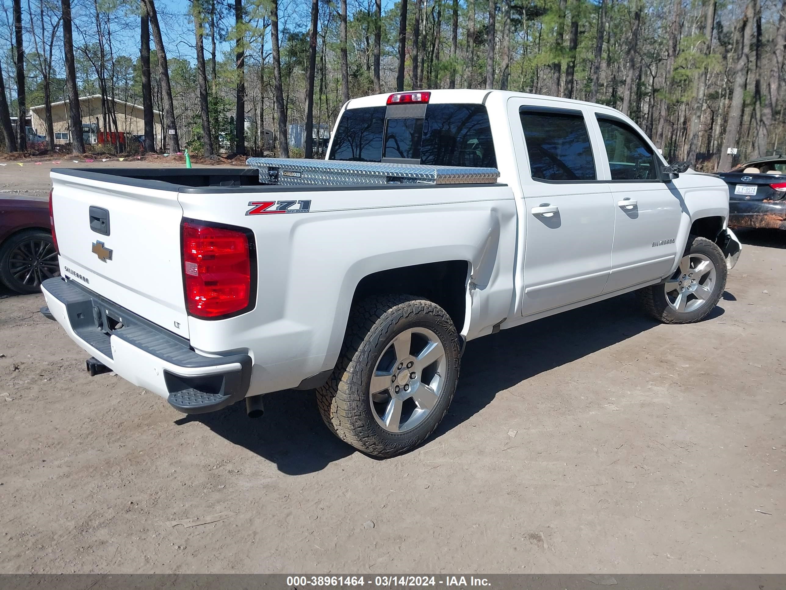 2017 Chevrolet Silverado 1500 2Lt vin: 3GCUKREC2HG234408