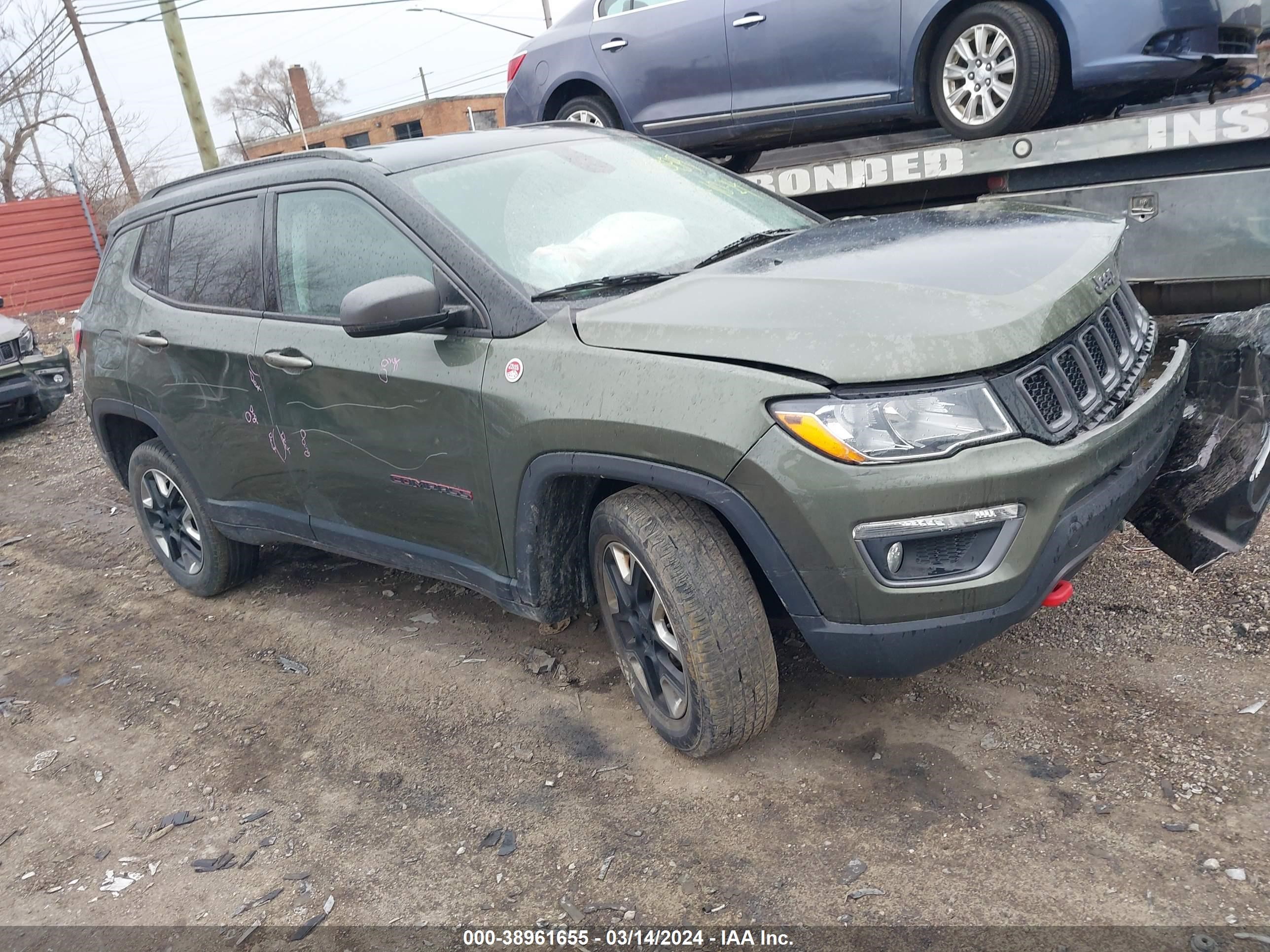 2018 Jeep Compass Trailhawk 4X4 vin: 3C4NJDDB6JT410389