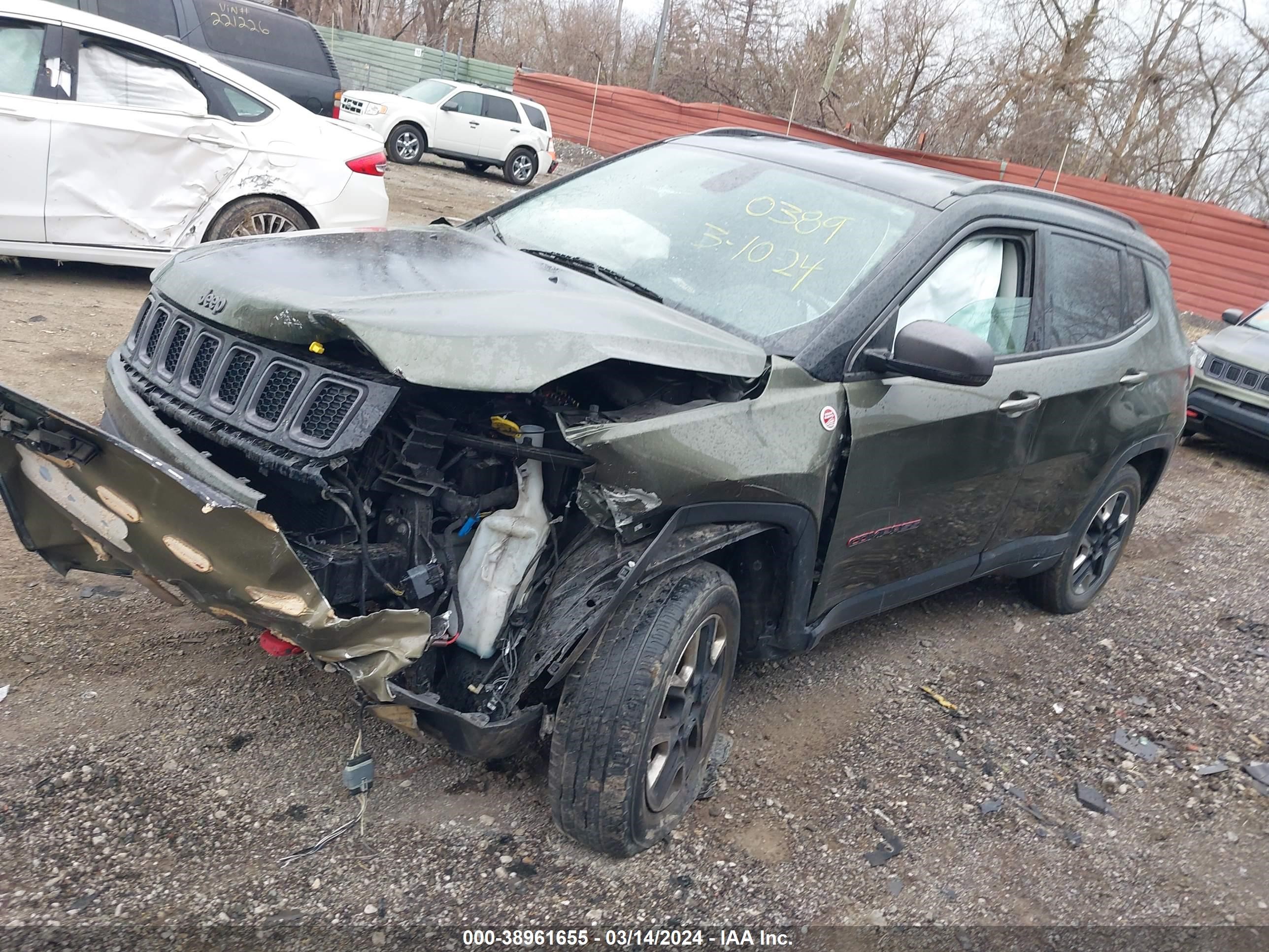 2018 Jeep Compass Trailhawk 4X4 vin: 3C4NJDDB6JT410389