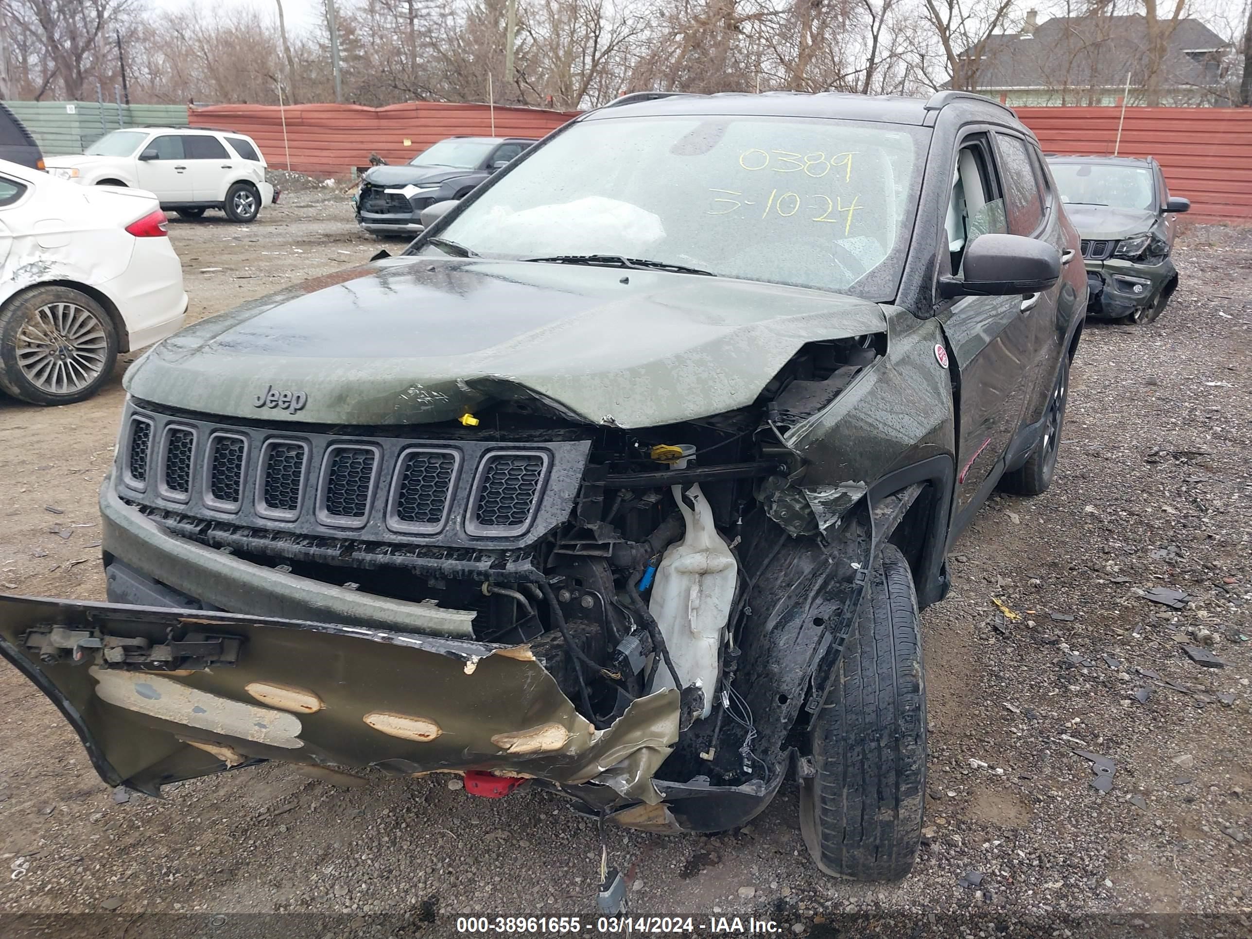 2018 Jeep Compass Trailhawk 4X4 vin: 3C4NJDDB6JT410389