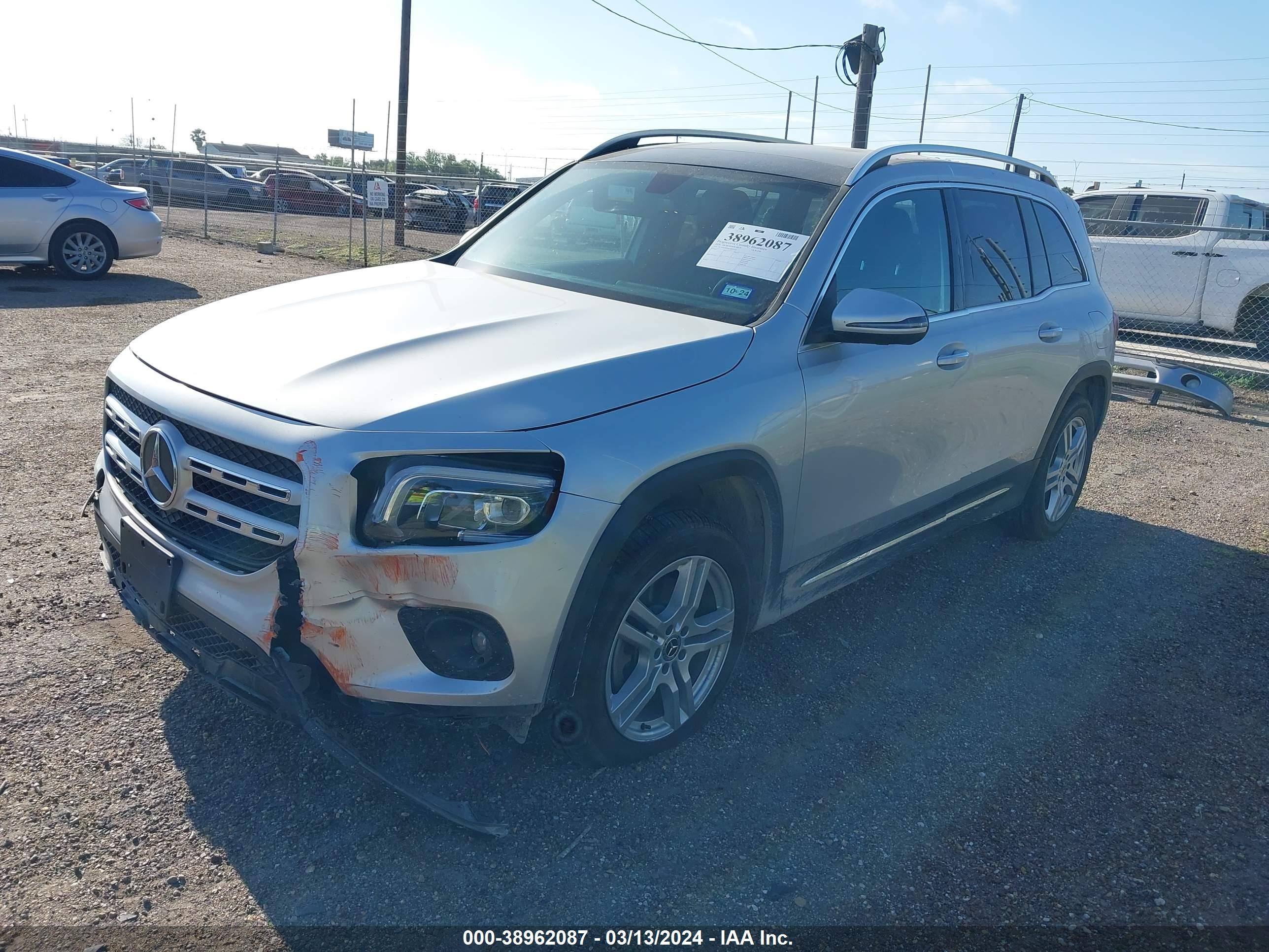 2020 Mercedes-Benz Glb 250 4Matic vin: W1N4M4HB5LW028261