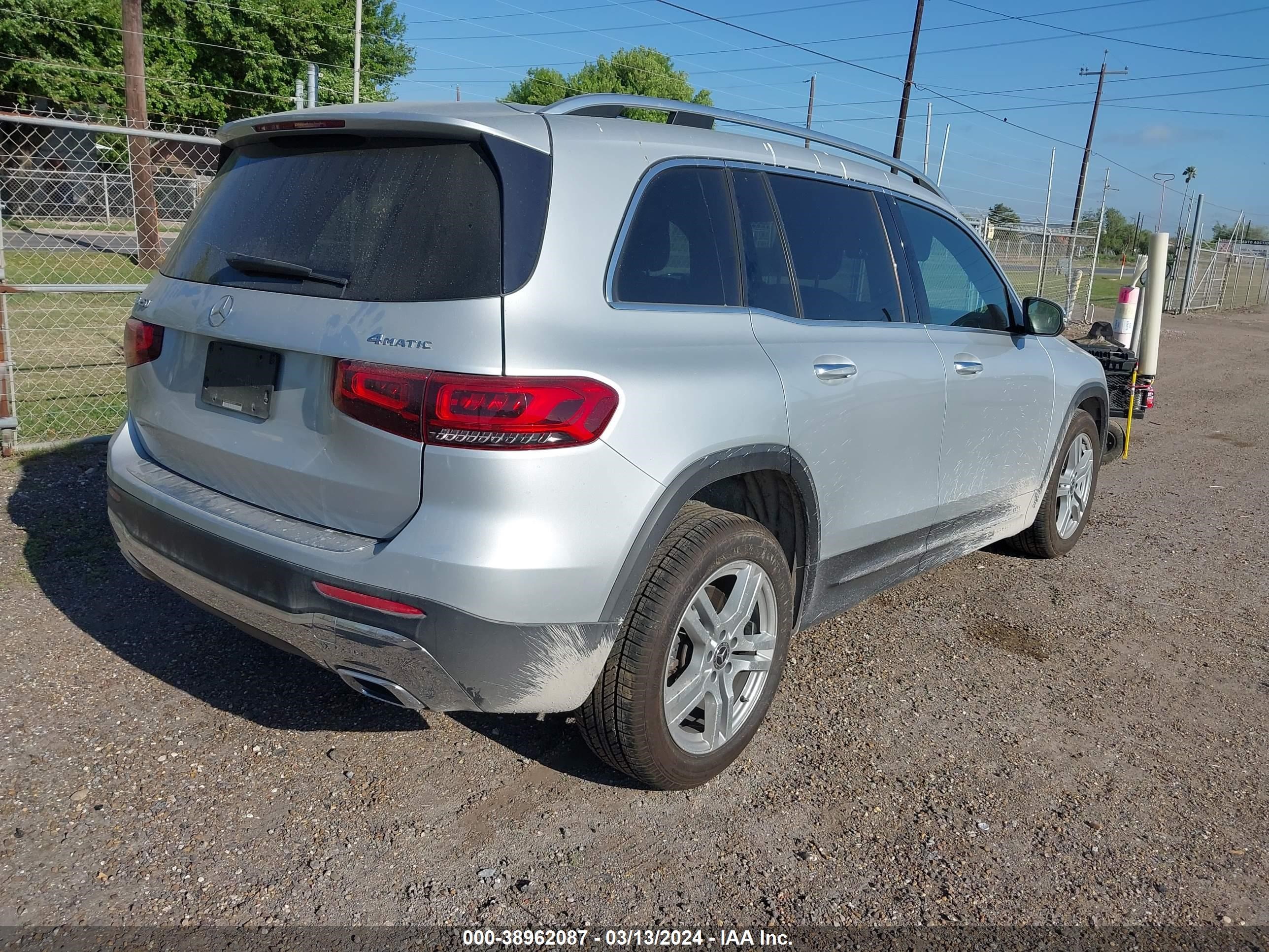 2020 Mercedes-Benz Glb 250 4Matic vin: W1N4M4HB5LW028261