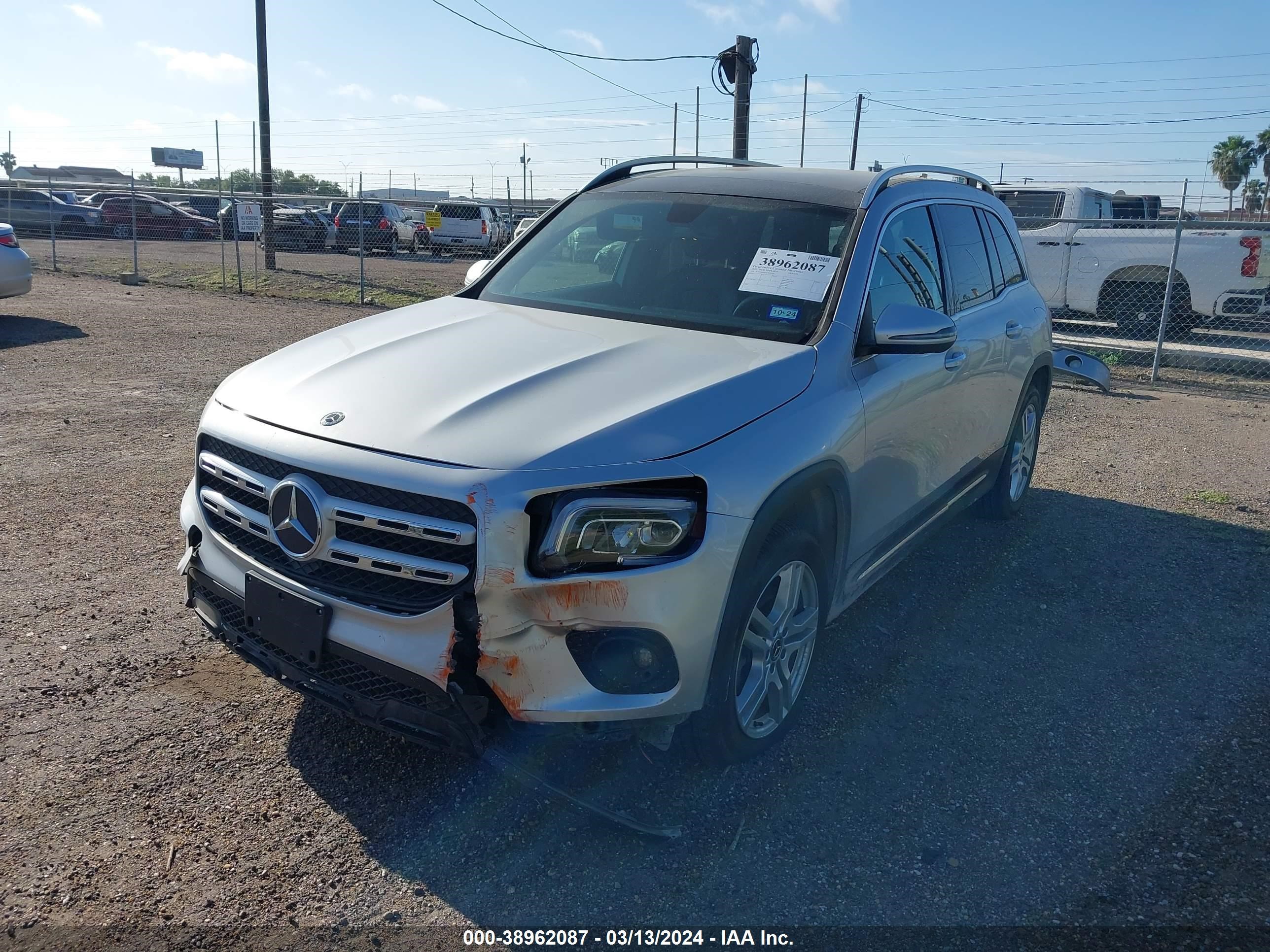 2020 Mercedes-Benz Glb 250 4Matic vin: W1N4M4HB5LW028261