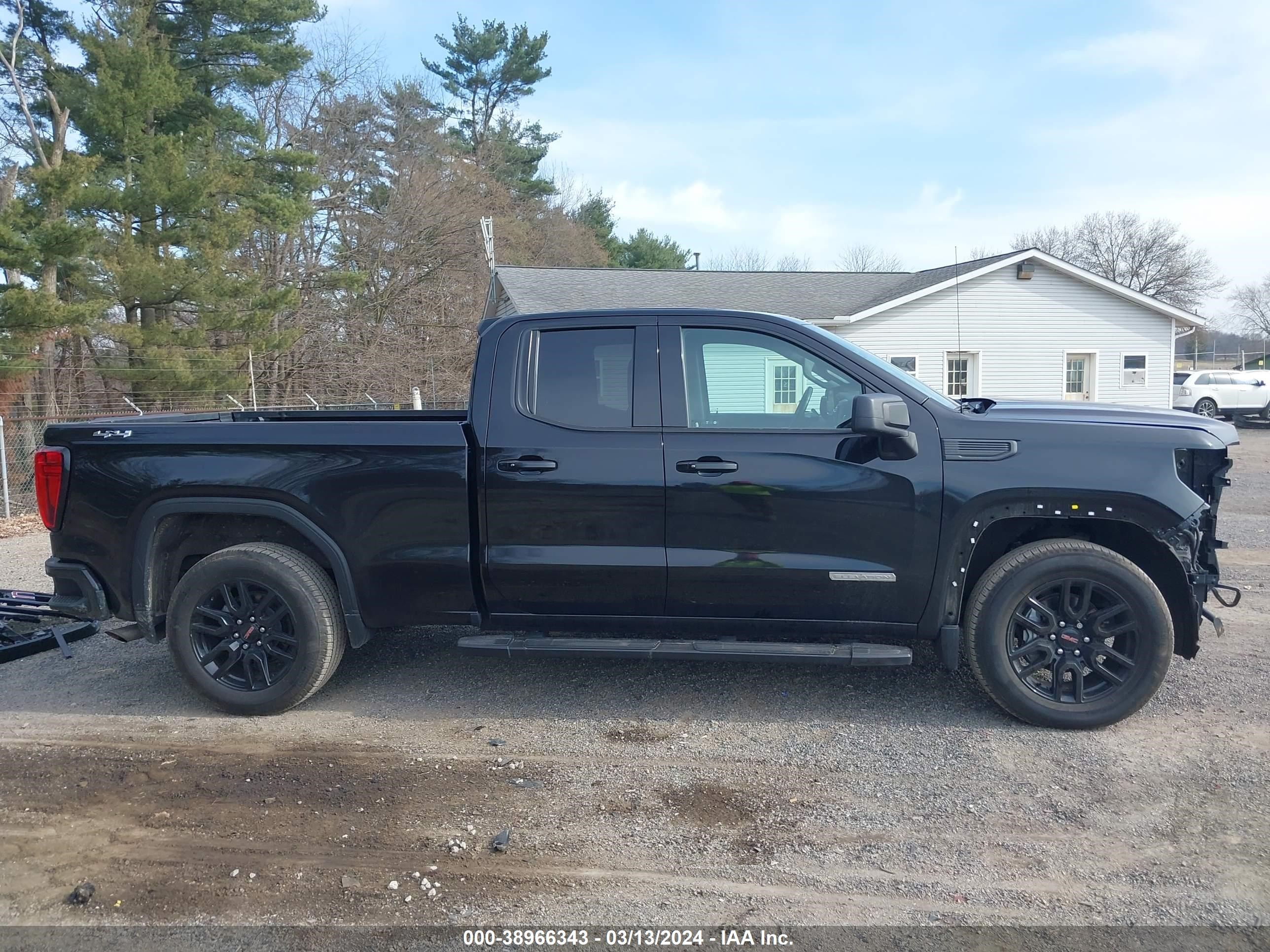 2022 GMC Sierra 1500 Limited 4Wd Double Cab Standard Box Elevation vin: 1GTR9CEK4NZ133243