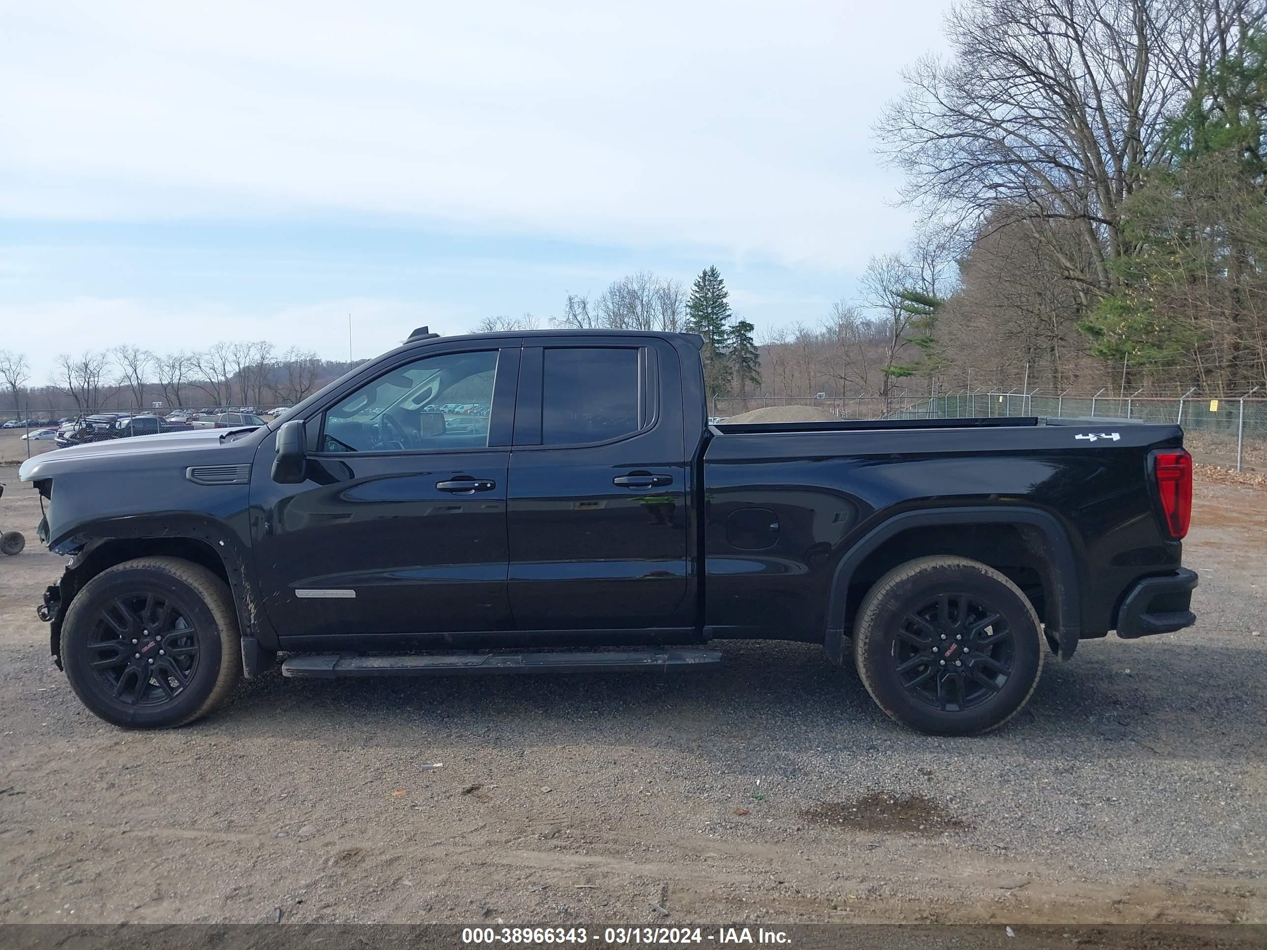 2022 GMC Sierra 1500 Limited 4Wd Double Cab Standard Box Elevation vin: 1GTR9CEK4NZ133243