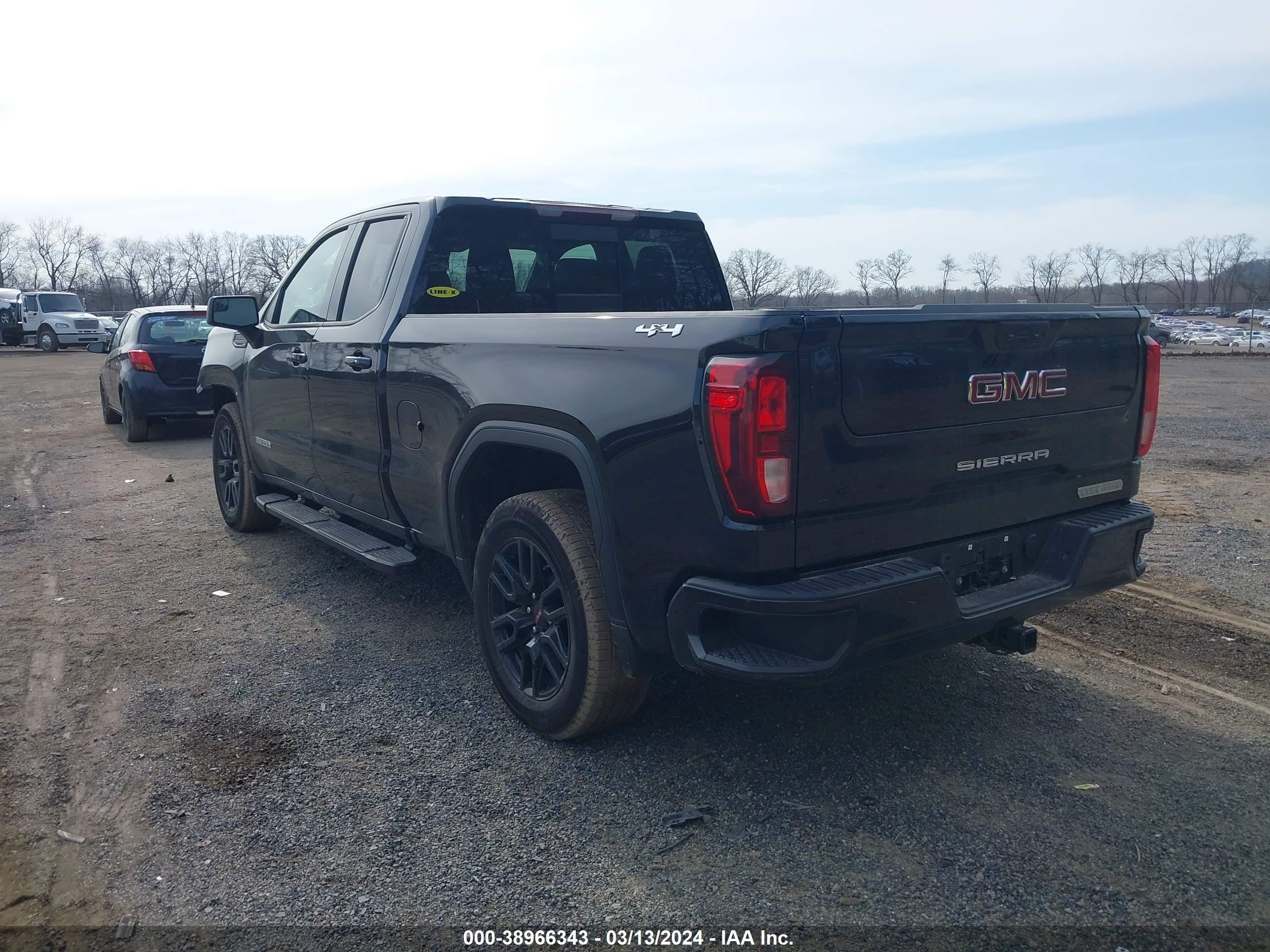 2022 GMC Sierra 1500 Limited 4Wd Double Cab Standard Box Elevation vin: 1GTR9CEK4NZ133243