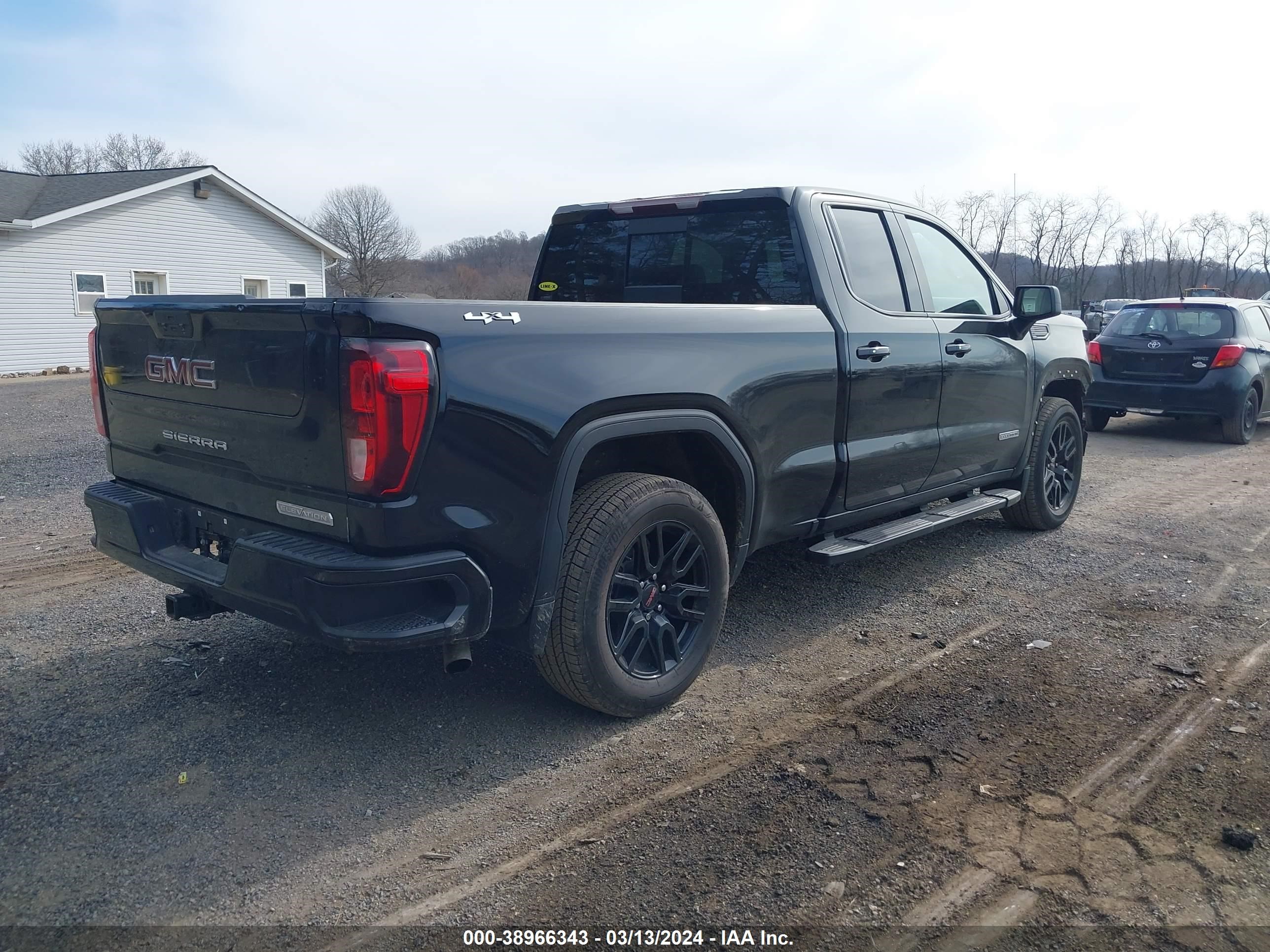 2022 GMC Sierra 1500 Limited 4Wd Double Cab Standard Box Elevation vin: 1GTR9CEK4NZ133243