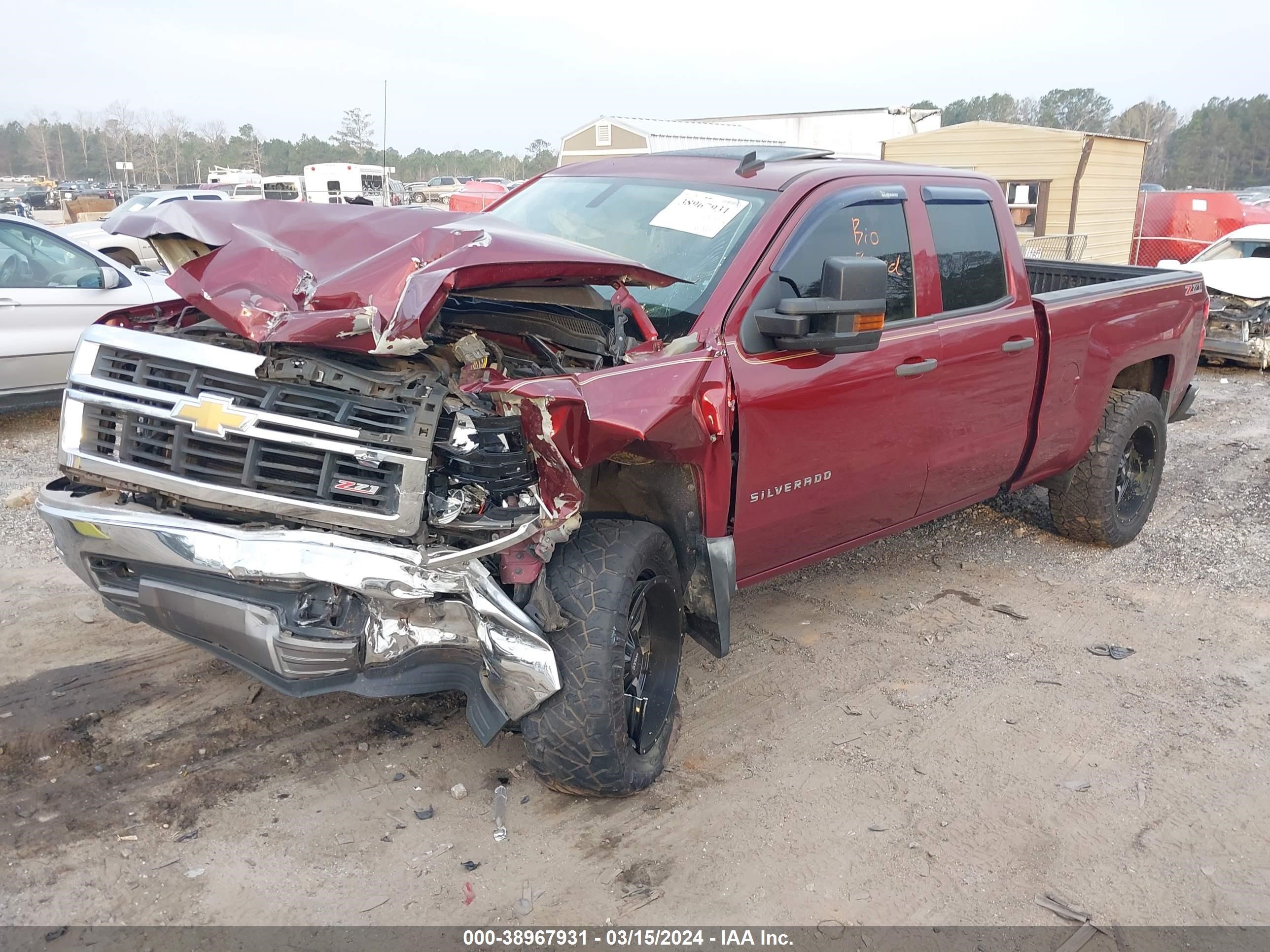 2014 Chevrolet Silverado 1500 2Lt vin: 1GCVKREHXEZ279298