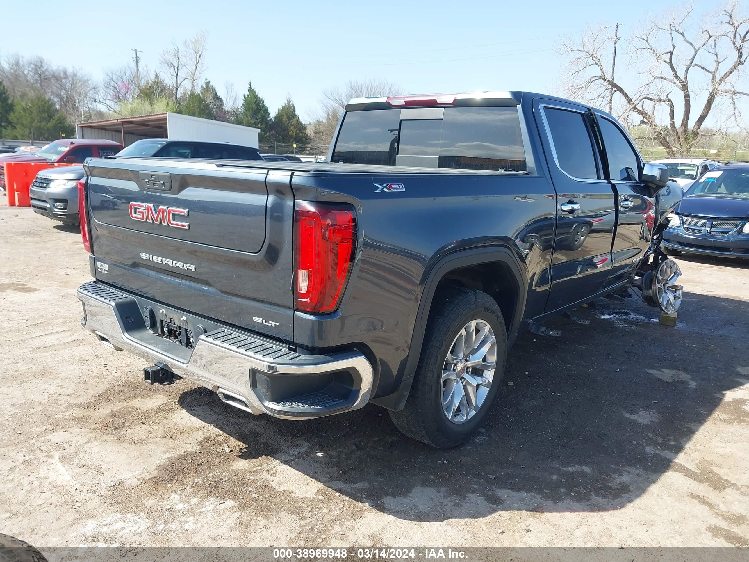 2021 GMC Sierra 1500 4Wd Short Box Slt vin: 1GTU9DED2MZ368739