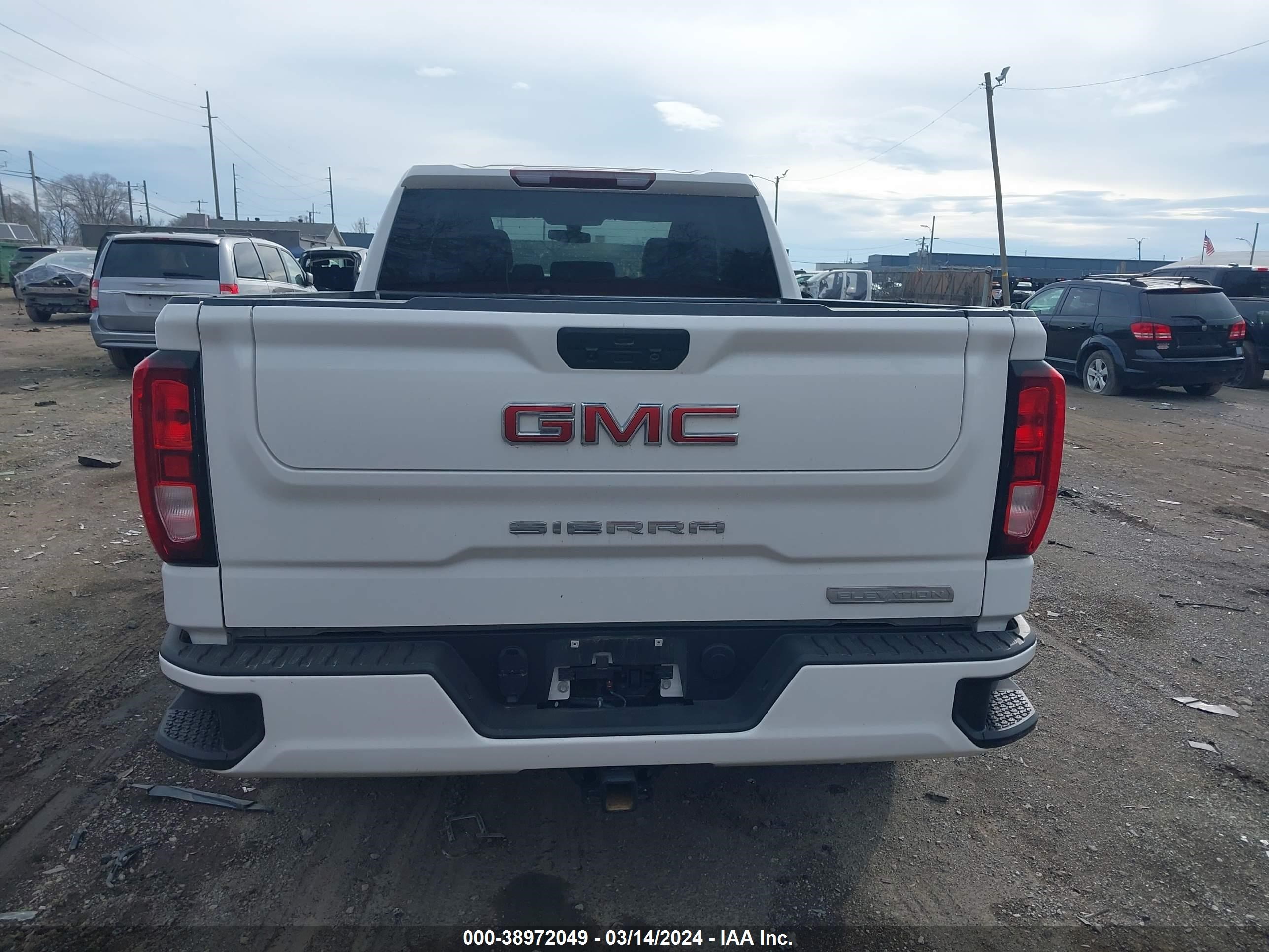 2022 GMC Sierra 1500 Limited 4Wd Double Cab Standard Box Elevation With 3Vl vin: 1GTR9GEK2NZ222090