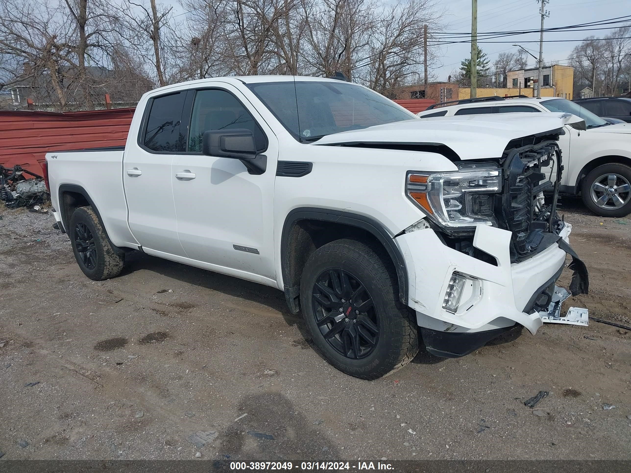 2022 GMC Sierra 1500 Limited 4Wd Double Cab Standard Box Elevation With 3Vl vin: 1GTR9GEK2NZ222090