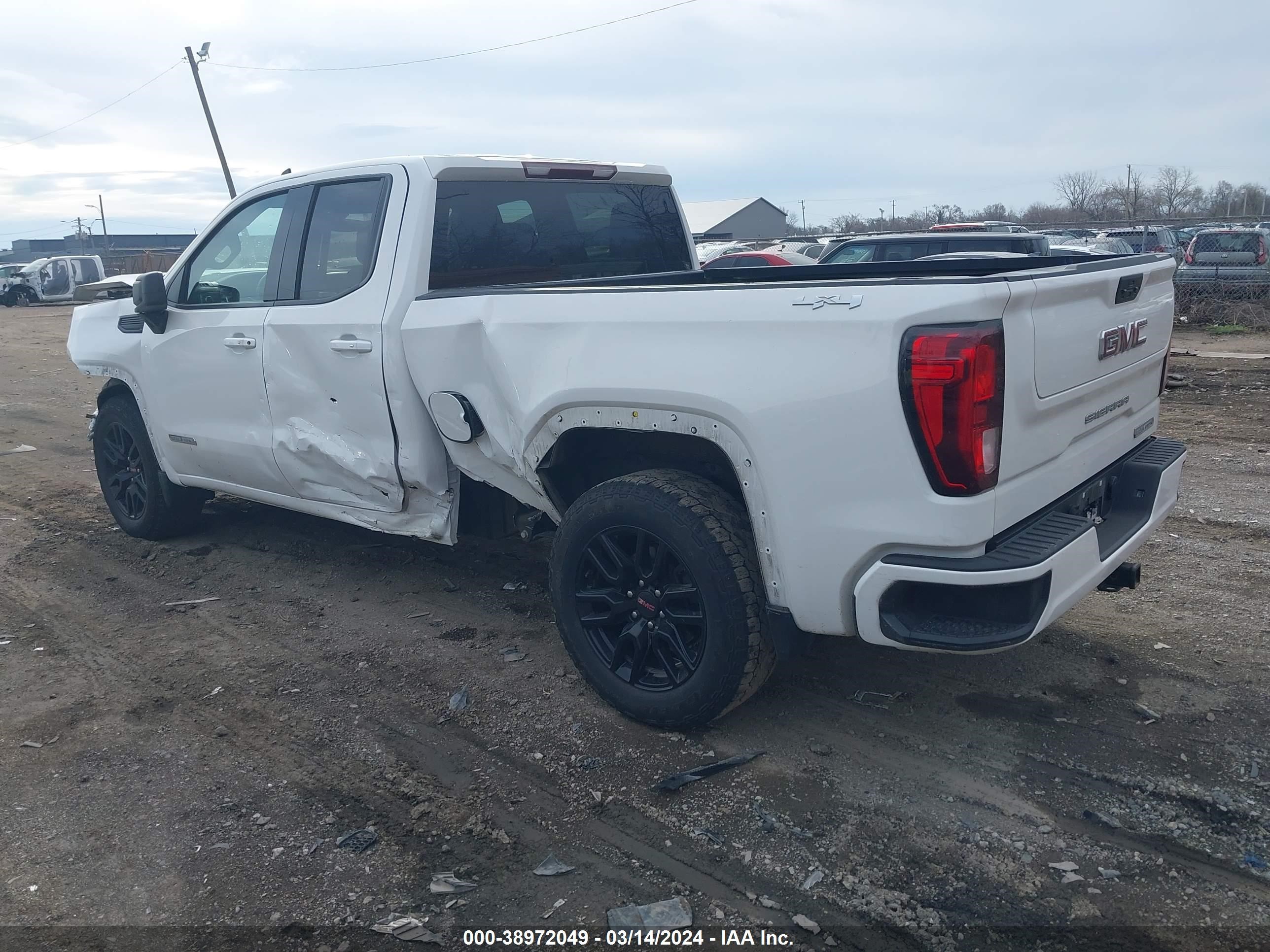 2022 GMC Sierra 1500 Limited 4Wd Double Cab Standard Box Elevation With 3Vl vin: 1GTR9GEK2NZ222090