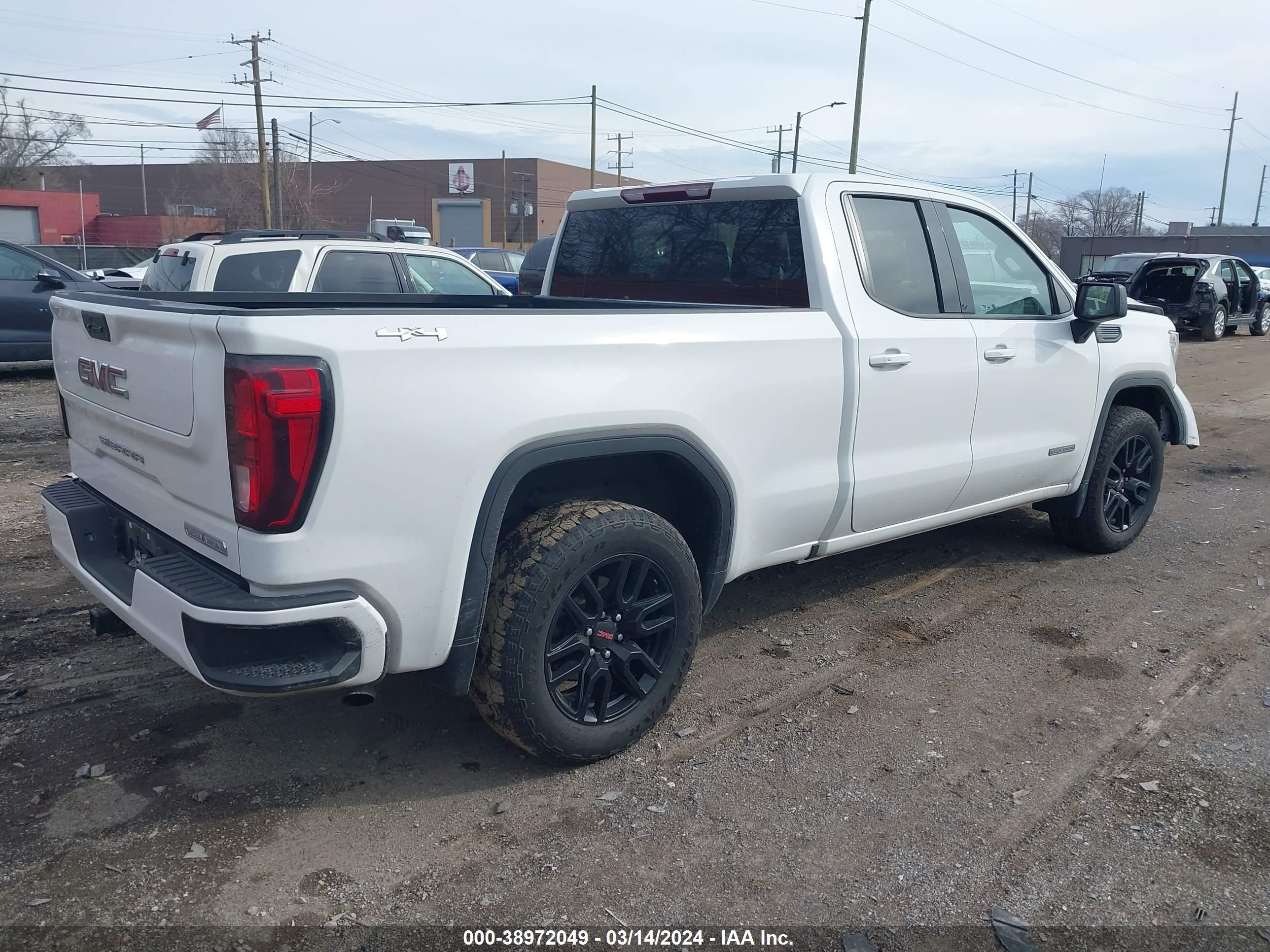 2022 GMC Sierra 1500 Limited 4Wd Double Cab Standard Box Elevation With 3Vl vin: 1GTR9GEK2NZ222090