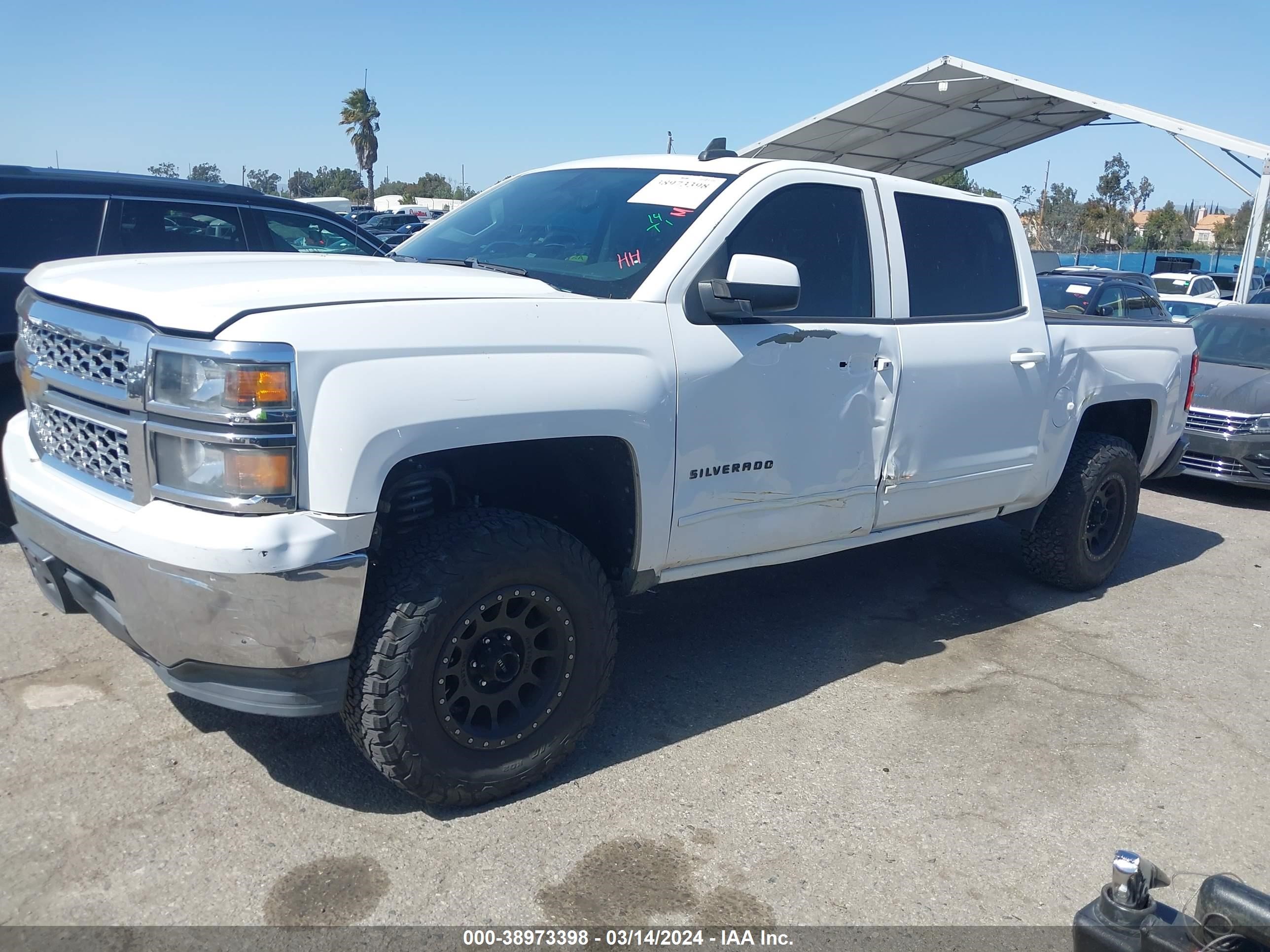 2015 Chevrolet Silverado 1500 1Lt vin: 3GCPCREC9FG405789