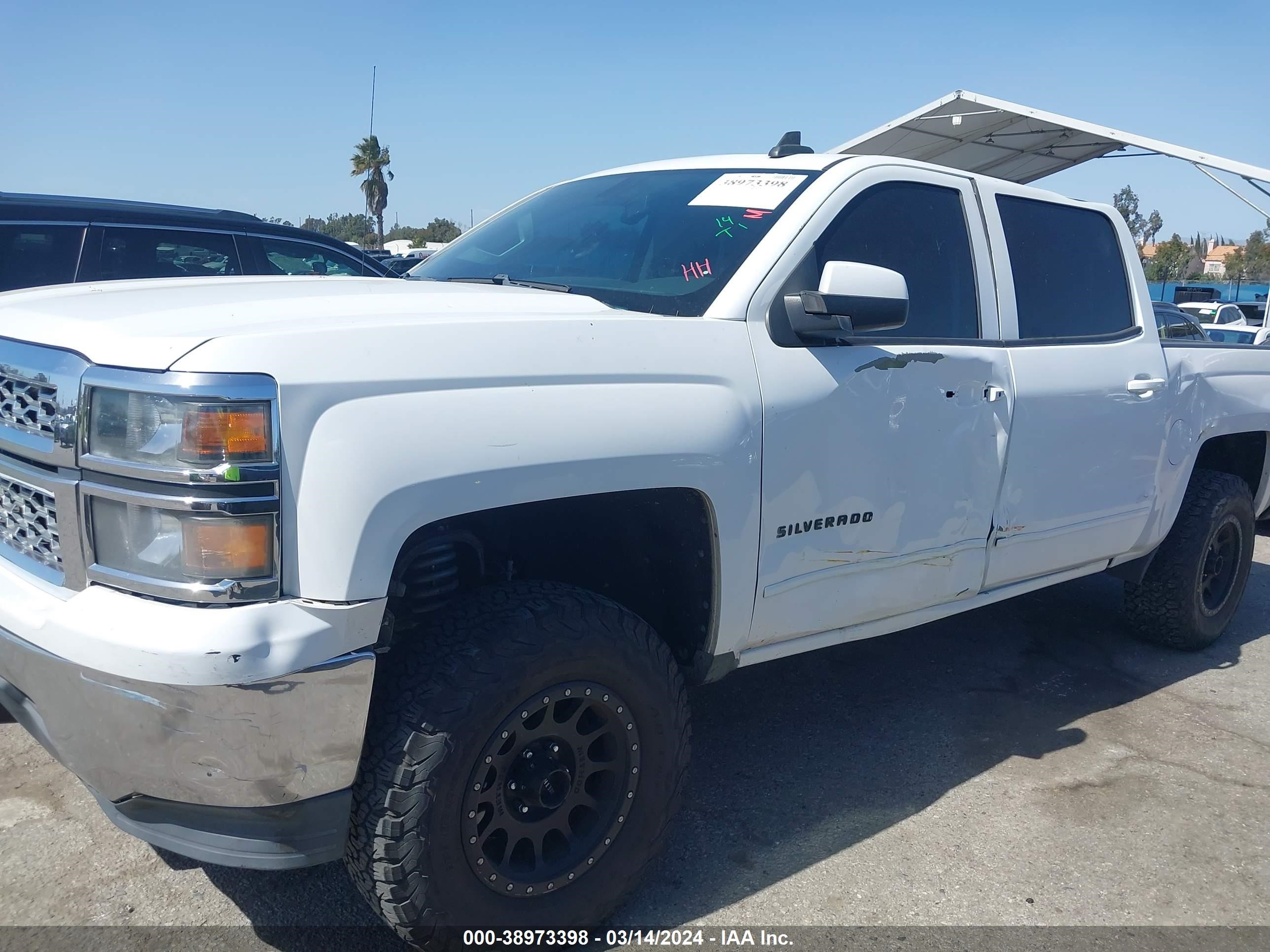 2015 Chevrolet Silverado 1500 1Lt vin: 3GCPCREC9FG405789